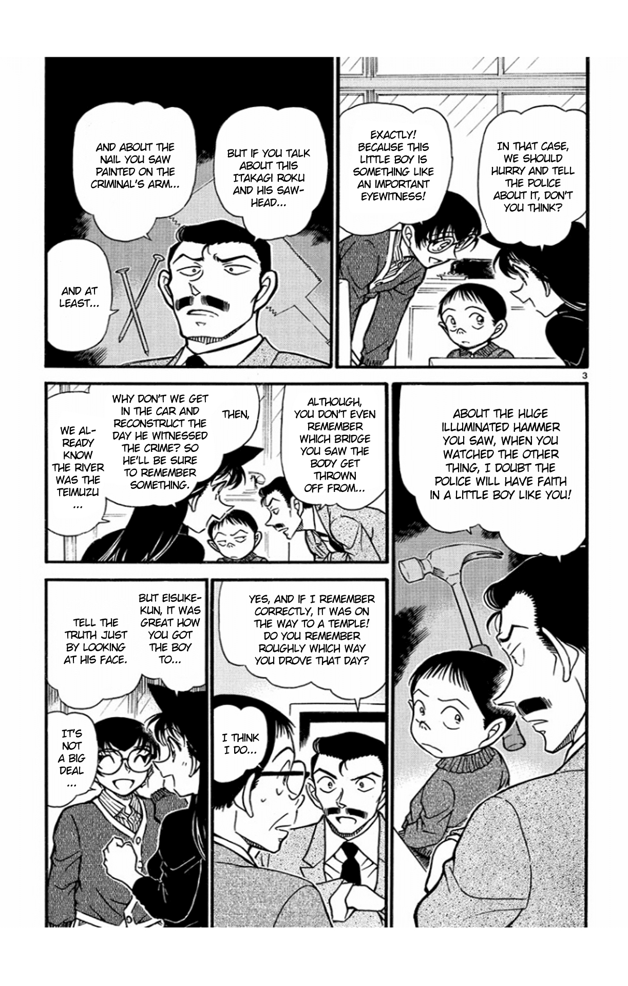 Detective Conan Chapter 551 page 4 - Chapter 551: Nail & Snake