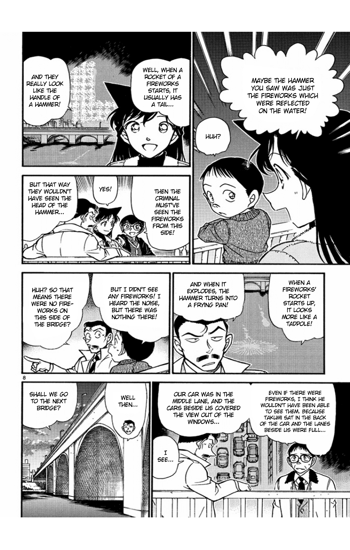 Detective Conan Chapter 551 page 9 - Chapter 551: Nail & Snake