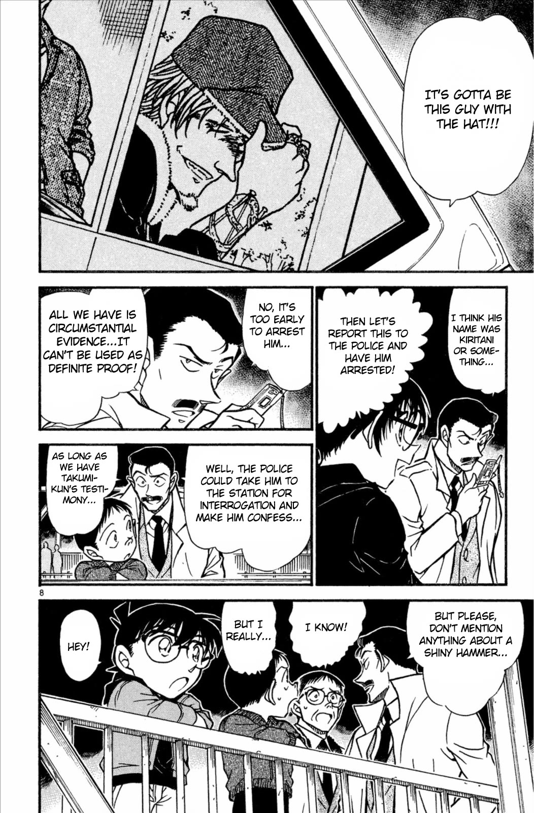 Detective Conan Chapter 552 page 9 - Chapter 552: The Identity of the Hammer