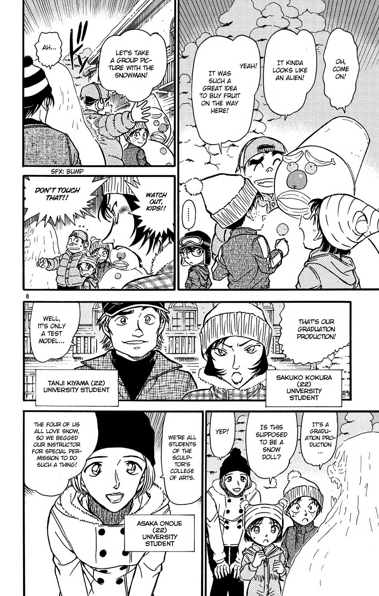 Detective Conan Chapter 556 page 9 - Chapter 556: The Detective Boys' Snowman