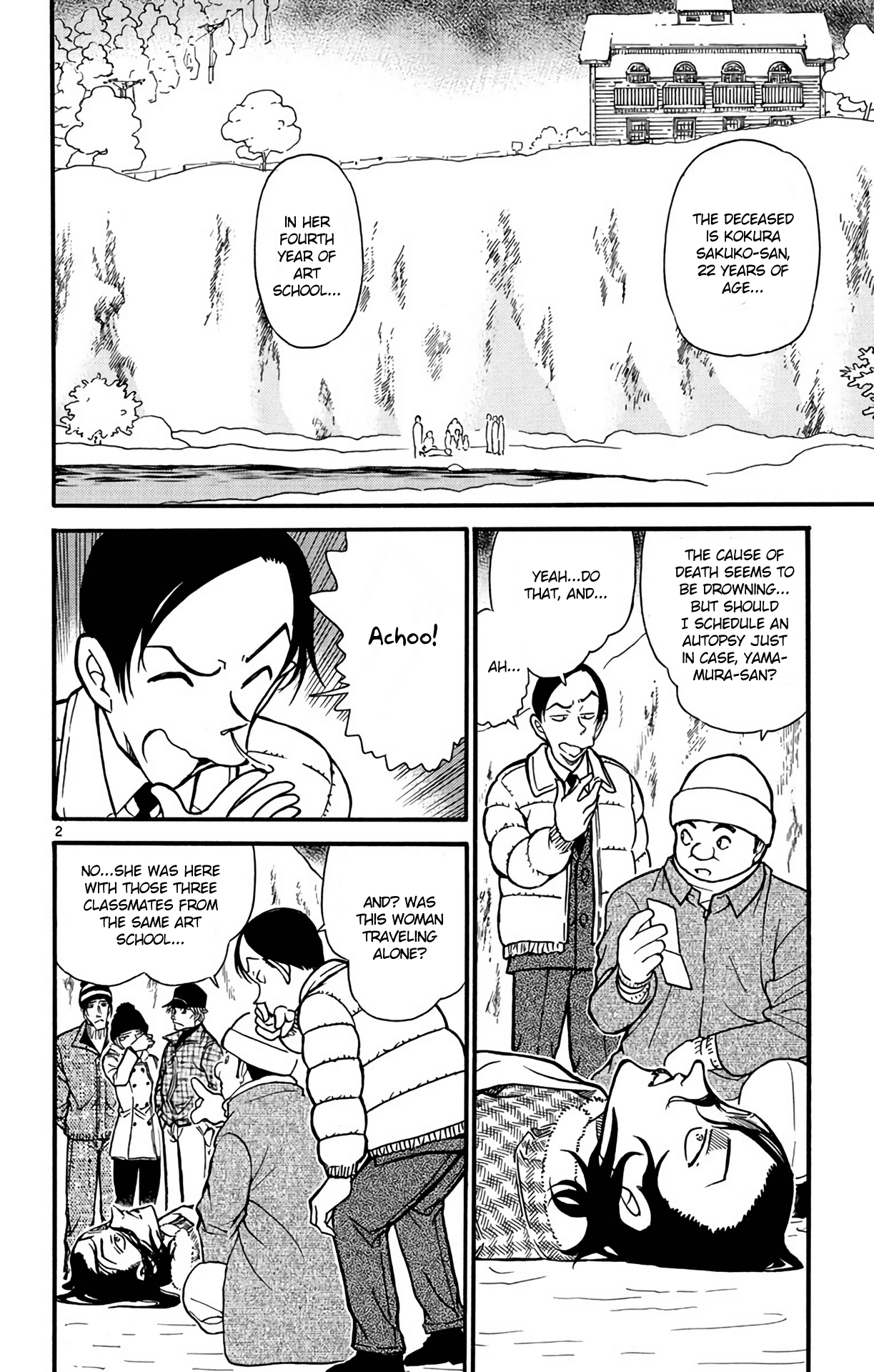 Detective Conan Chapter 557 page 3 - Chapter 557: The Locus of the Fall