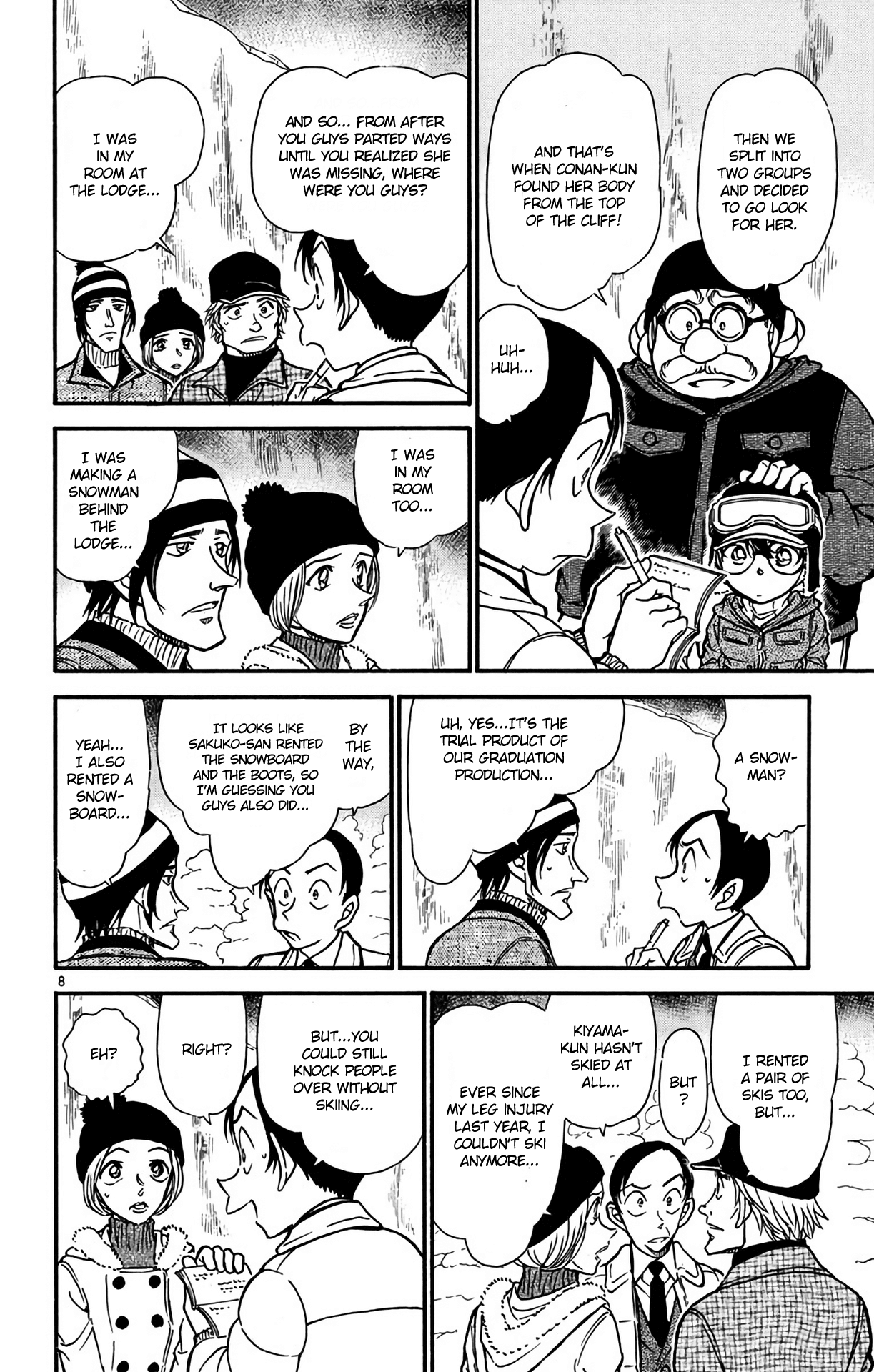 Detective Conan Chapter 557 page 9 - Chapter 557: The Locus of the Fall