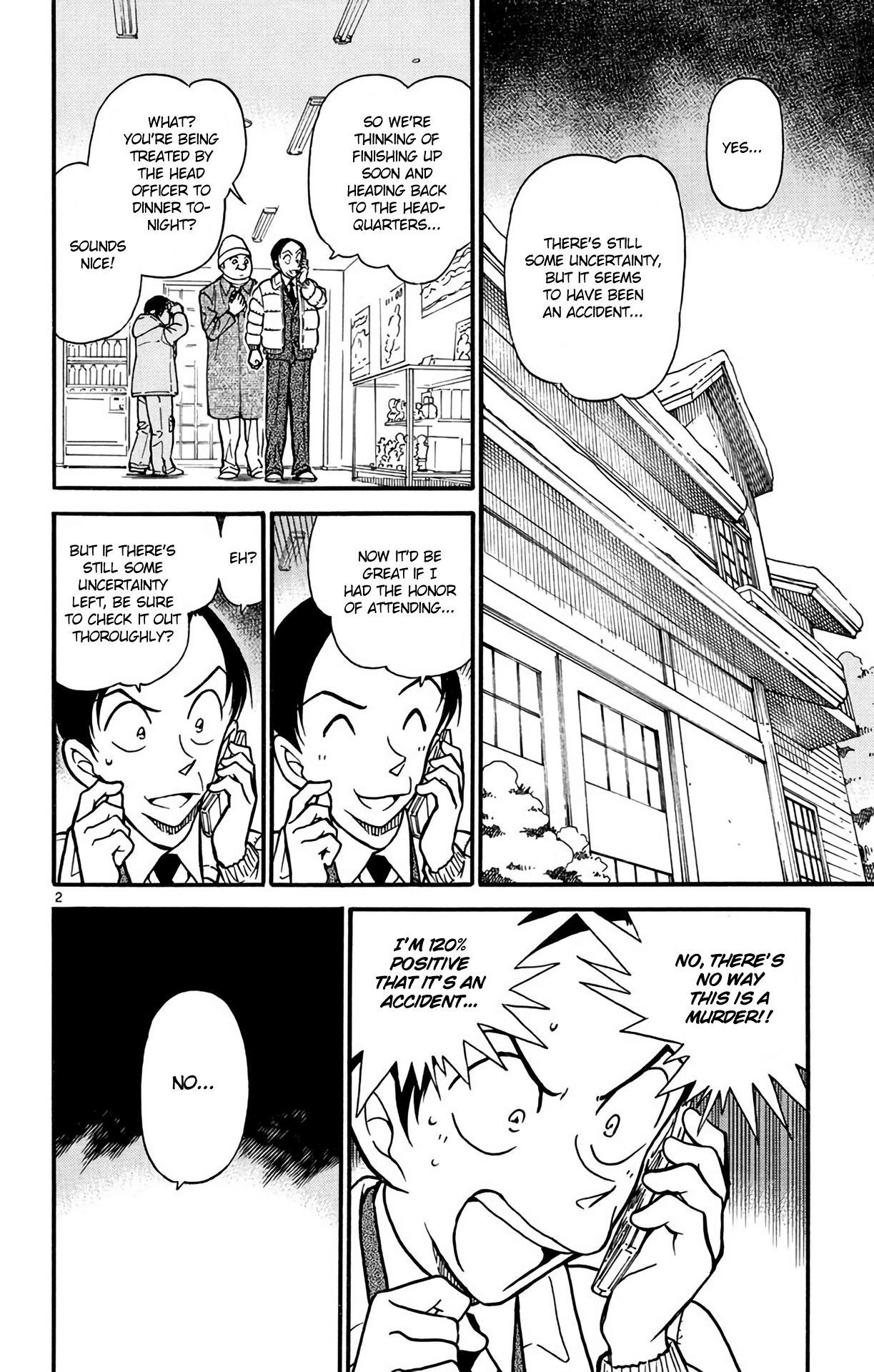 Detective Conan Chapter 558 page 3 - Chapter 558: Catastrophe in the Snow-covered Mountain