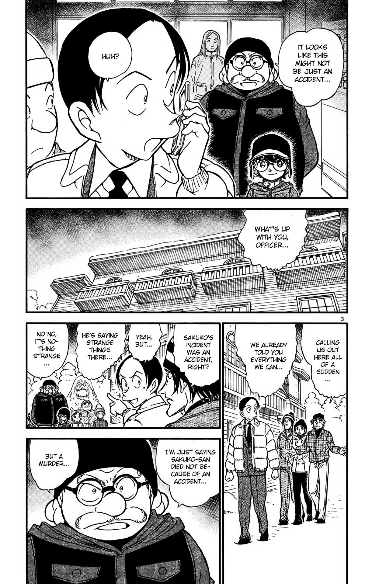Detective Conan Chapter 558 page 4 - Chapter 558: Catastrophe in the Snow-covered Mountain