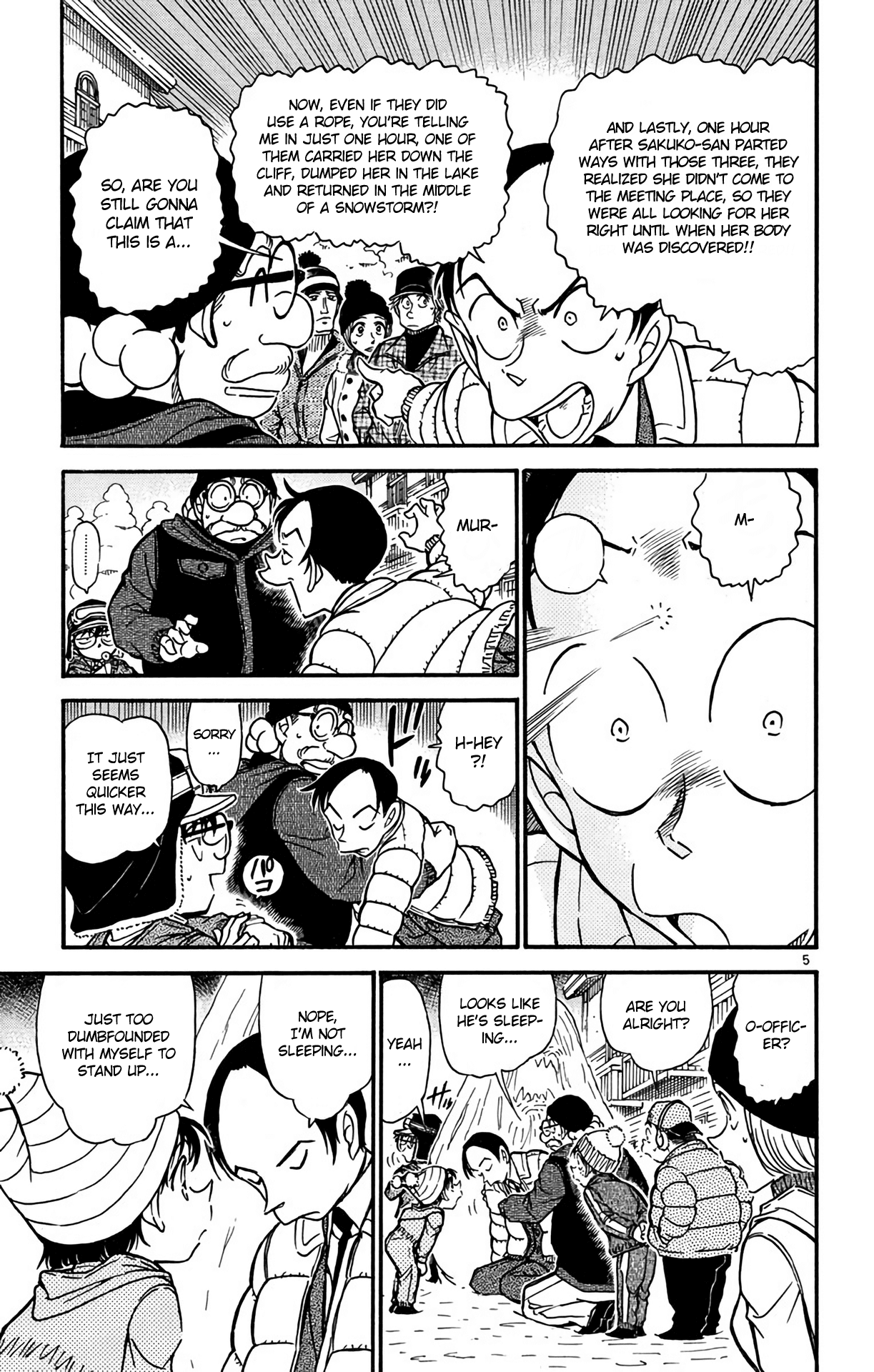 Detective Conan Chapter 558 page 6 - Chapter 558: Catastrophe in the Snow-covered Mountain