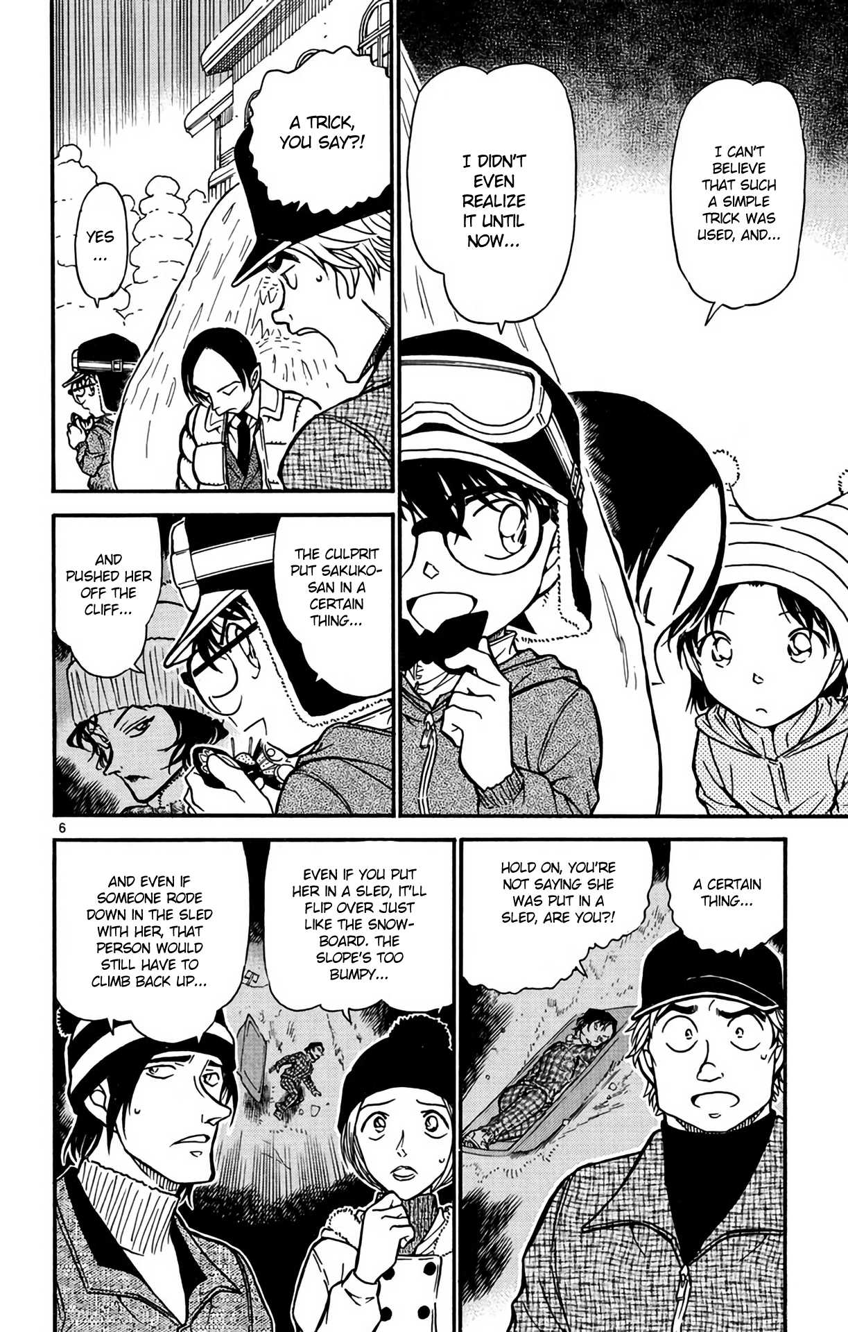 Detective Conan Chapter 558 page 7 - Chapter 558: Catastrophe in the Snow-covered Mountain