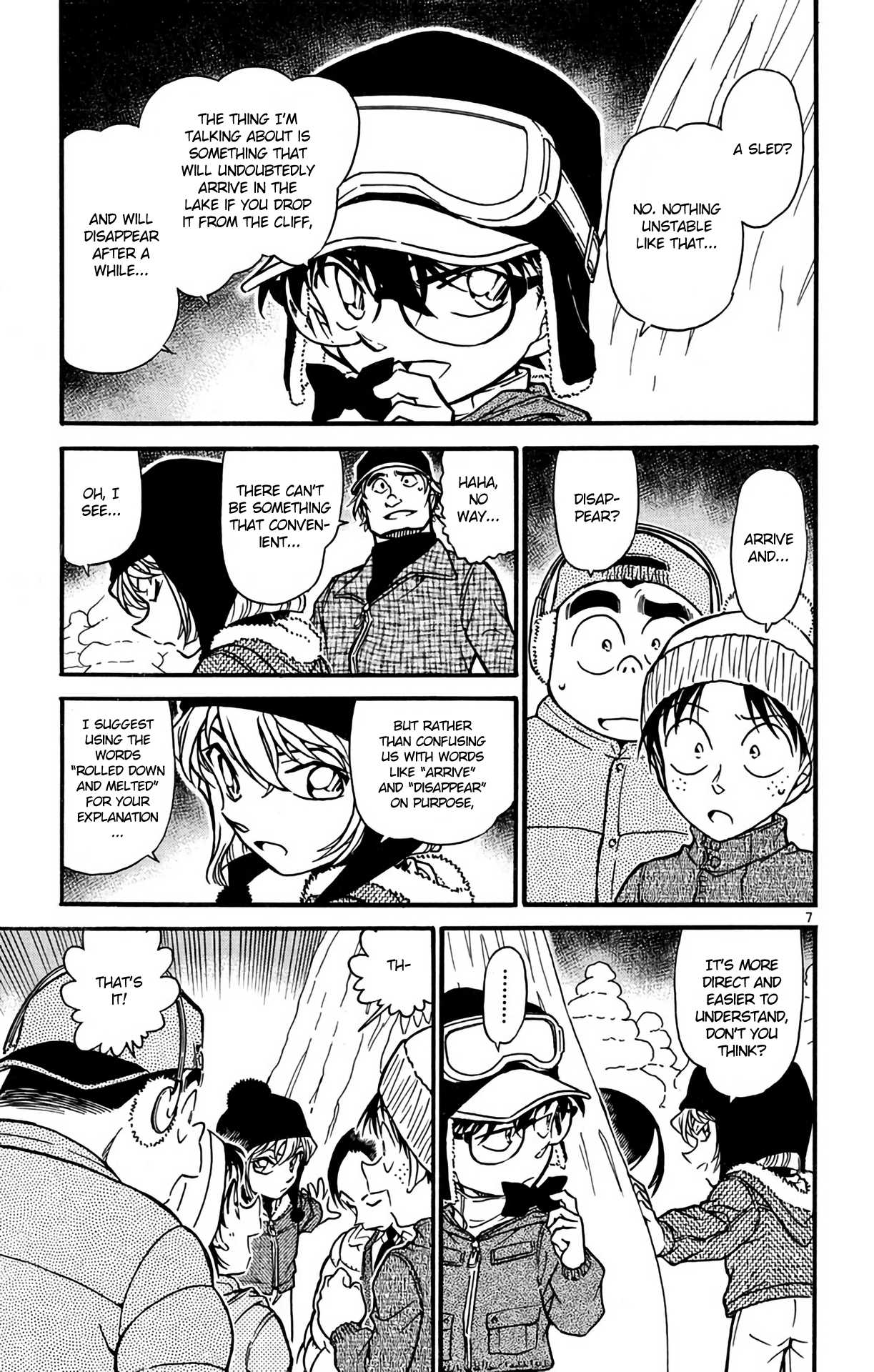 Detective Conan Chapter 558 page 8 - Chapter 558: Catastrophe in the Snow-covered Mountain