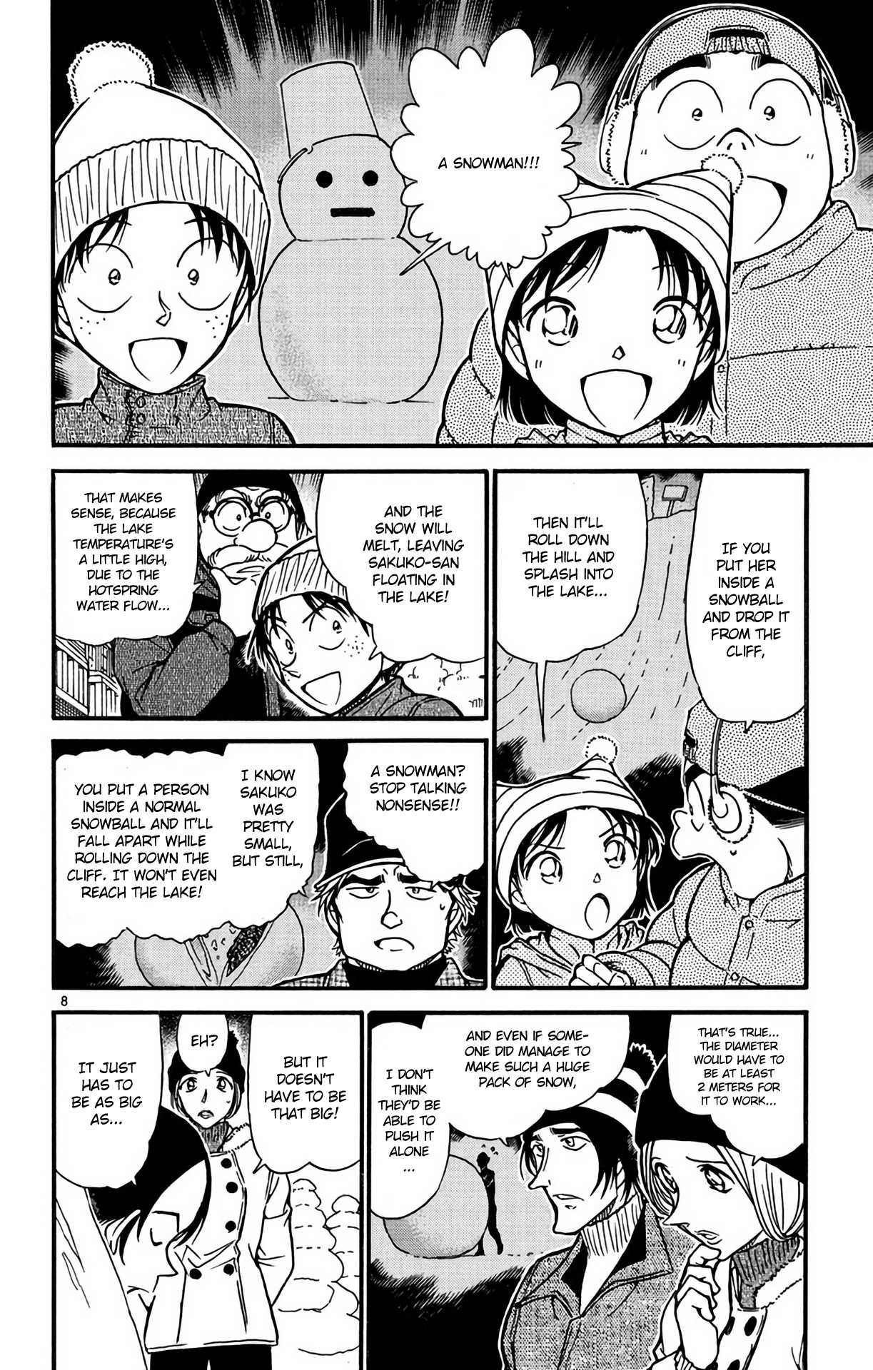 Detective Conan Chapter 558 page 9 - Chapter 558: Catastrophe in the Snow-covered Mountain