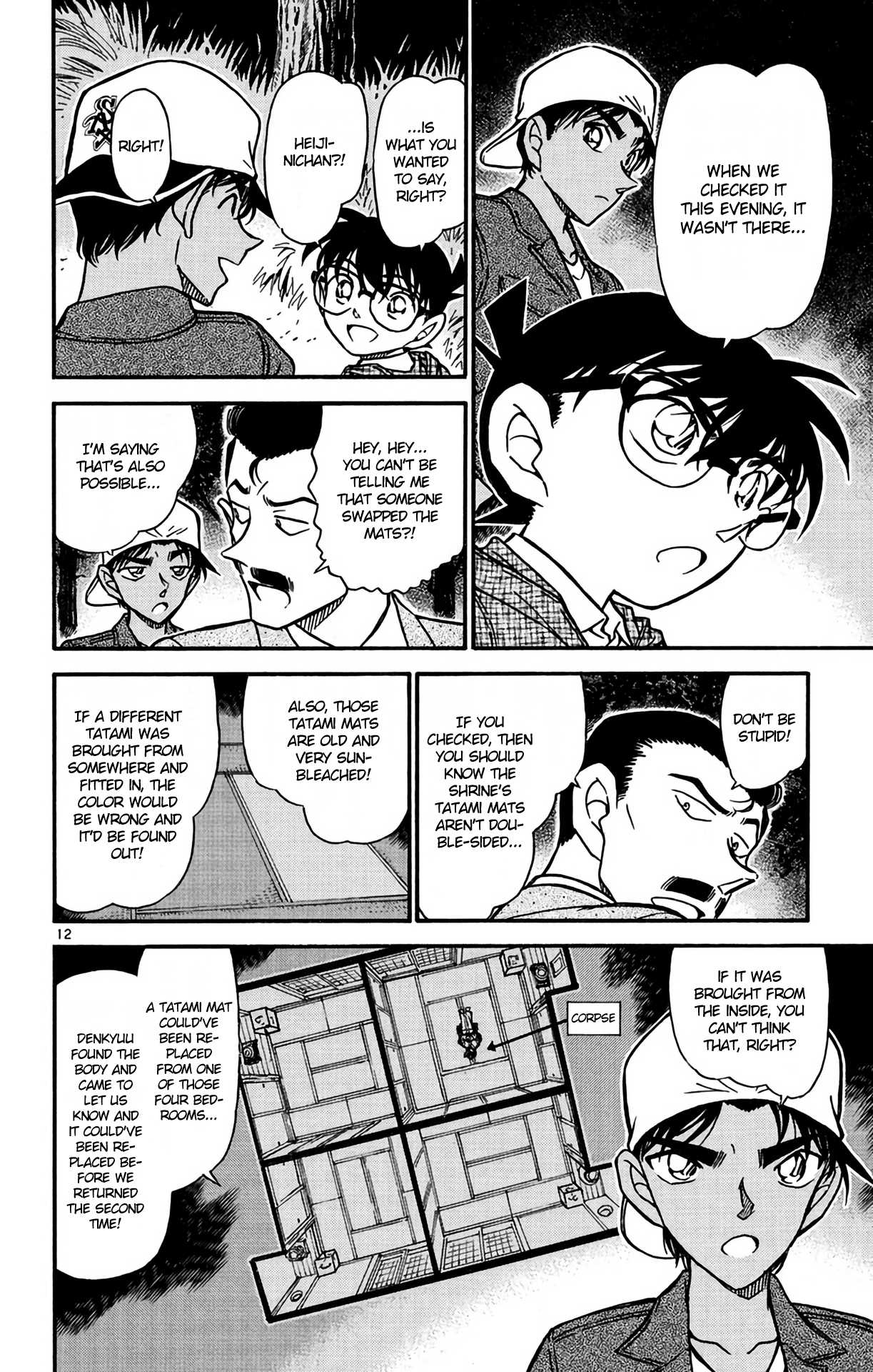 Detective Conan Chapter 560 page 13 - Chapter 560: The Phantom Corpse