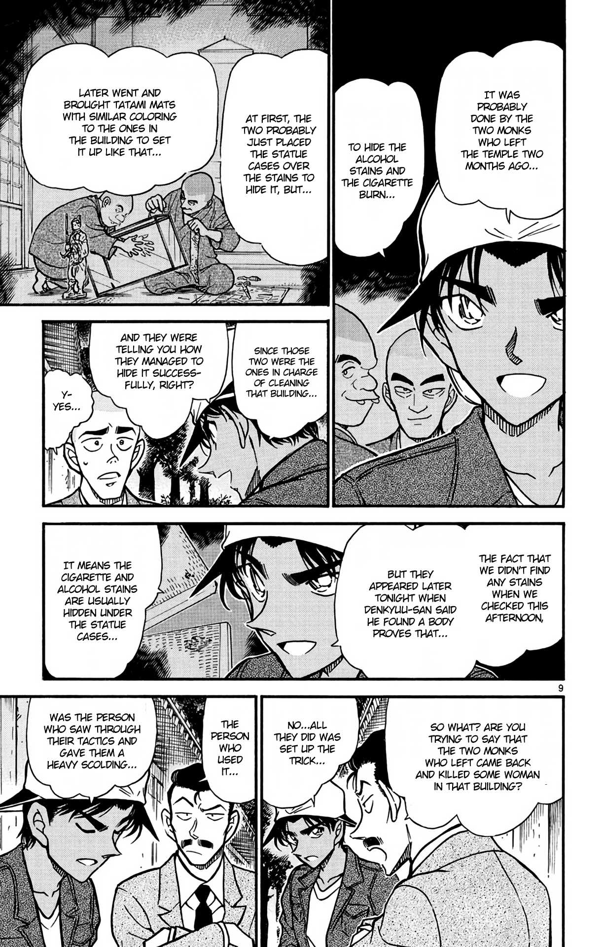 Detective Conan Chapter 561 page 10 - Chapter 561: The Bloodstain Trick