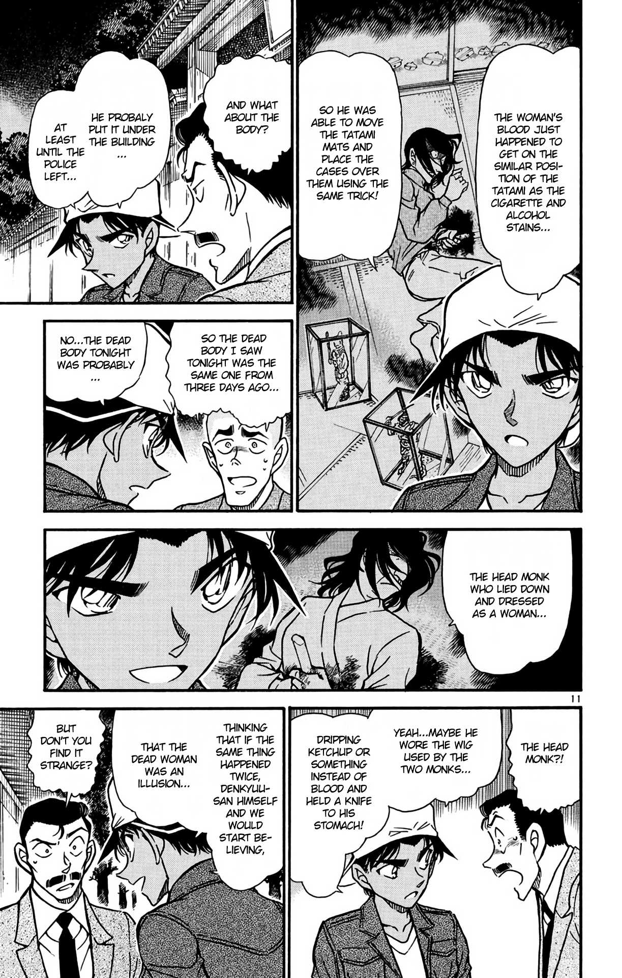 Detective Conan Chapter 561 page 12 - Chapter 561: The Bloodstain Trick