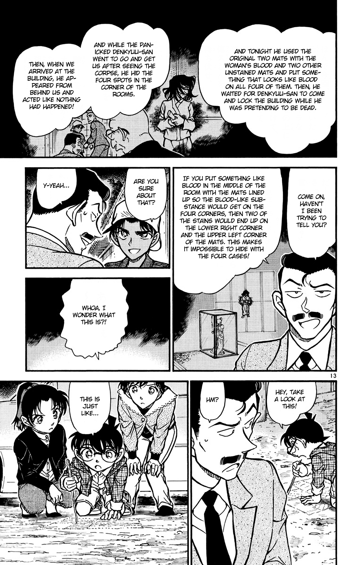 Detective Conan Chapter 561 page 14 - Chapter 561: The Bloodstain Trick