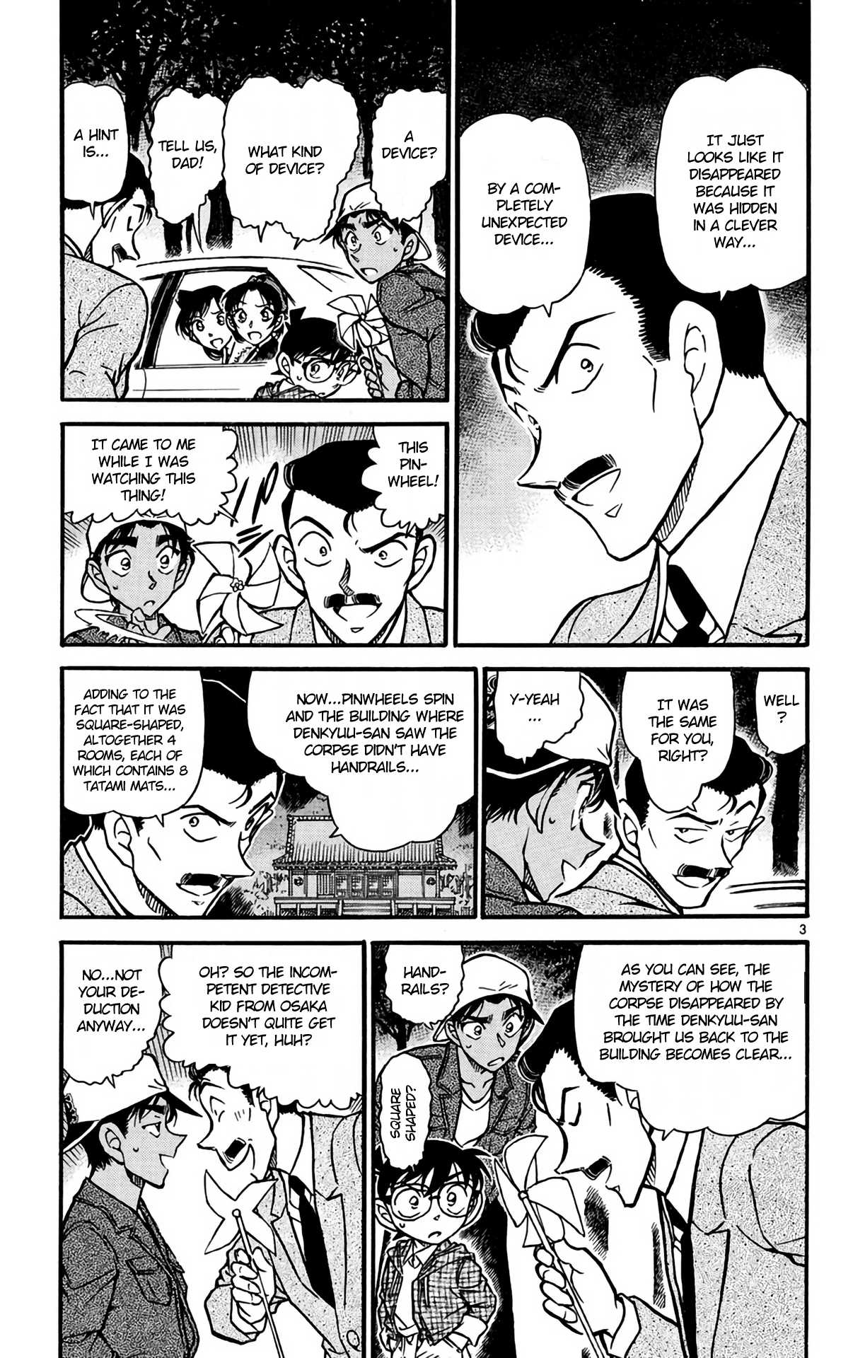 Detective Conan Chapter 561 page 4 - Chapter 561: The Bloodstain Trick