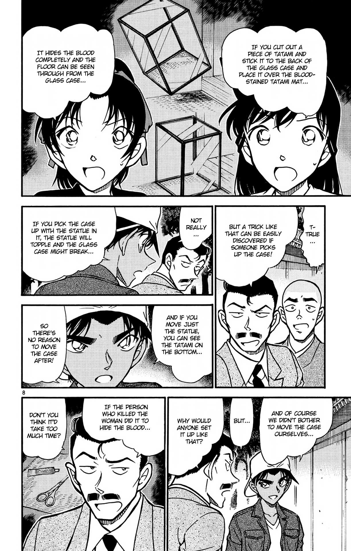 Detective Conan Chapter 561 page 9 - Chapter 561: The Bloodstain Trick