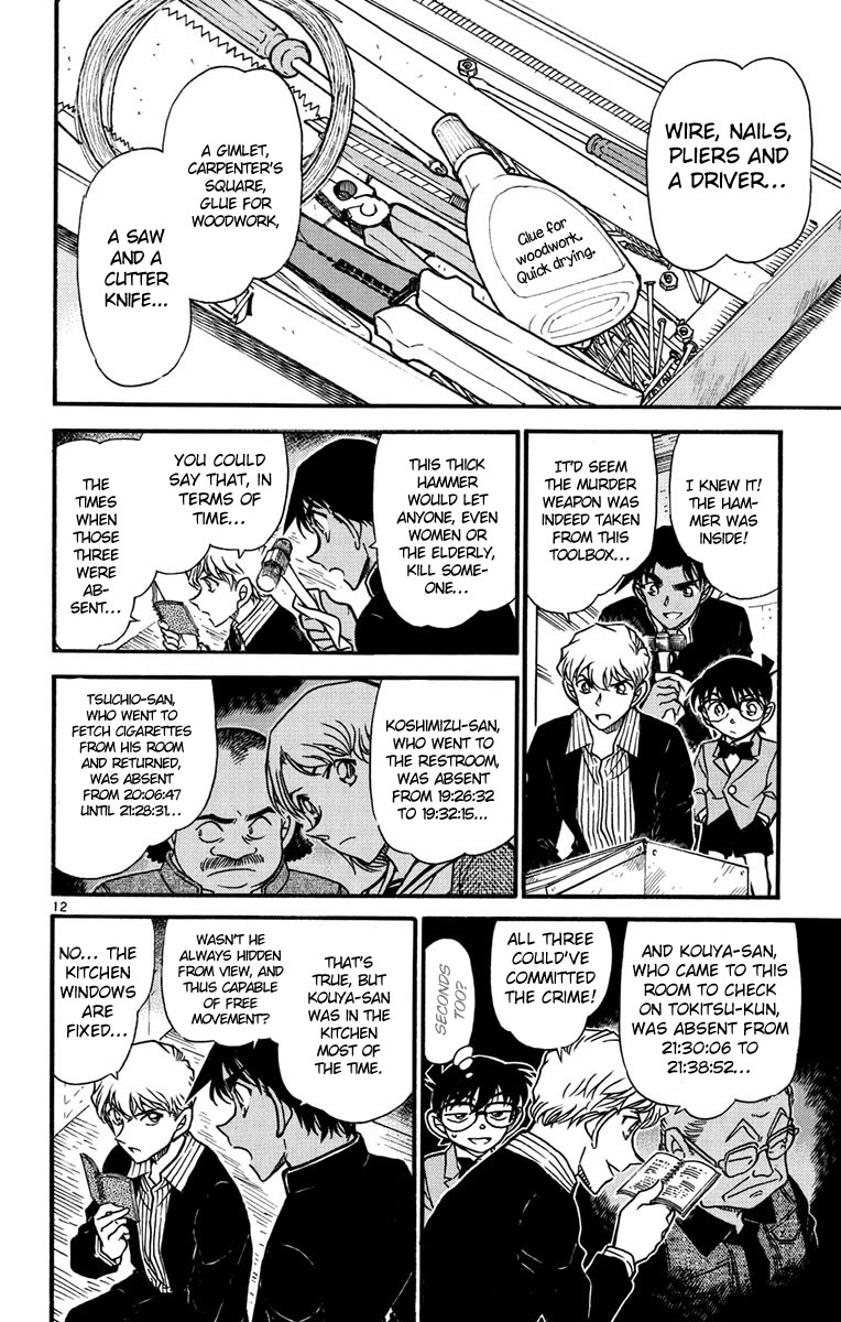 Detective Conan Chapter 565 page 13 - Chapter 565: The Detectives' Great Deductions