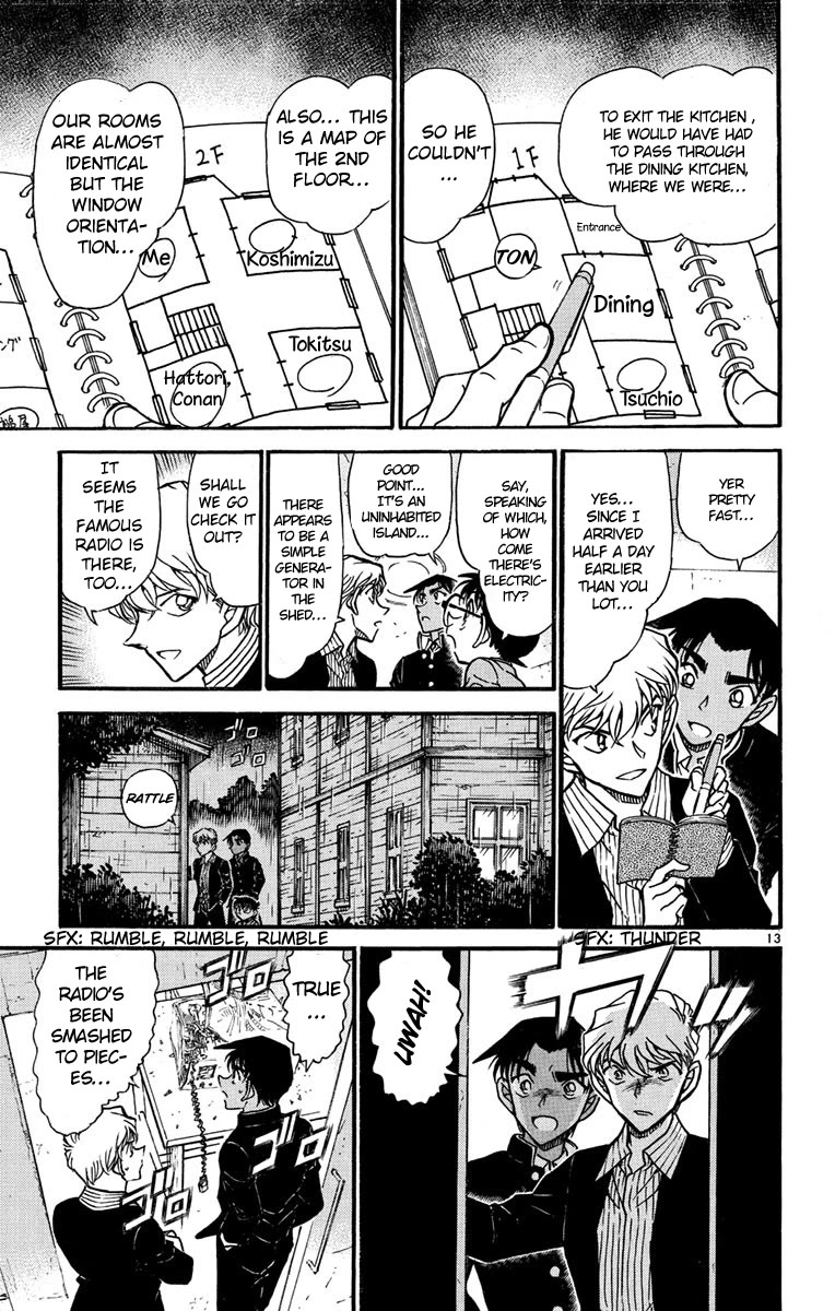 Detective Conan Chapter 565 page 14 - Chapter 565: The Detectives' Great Deductions