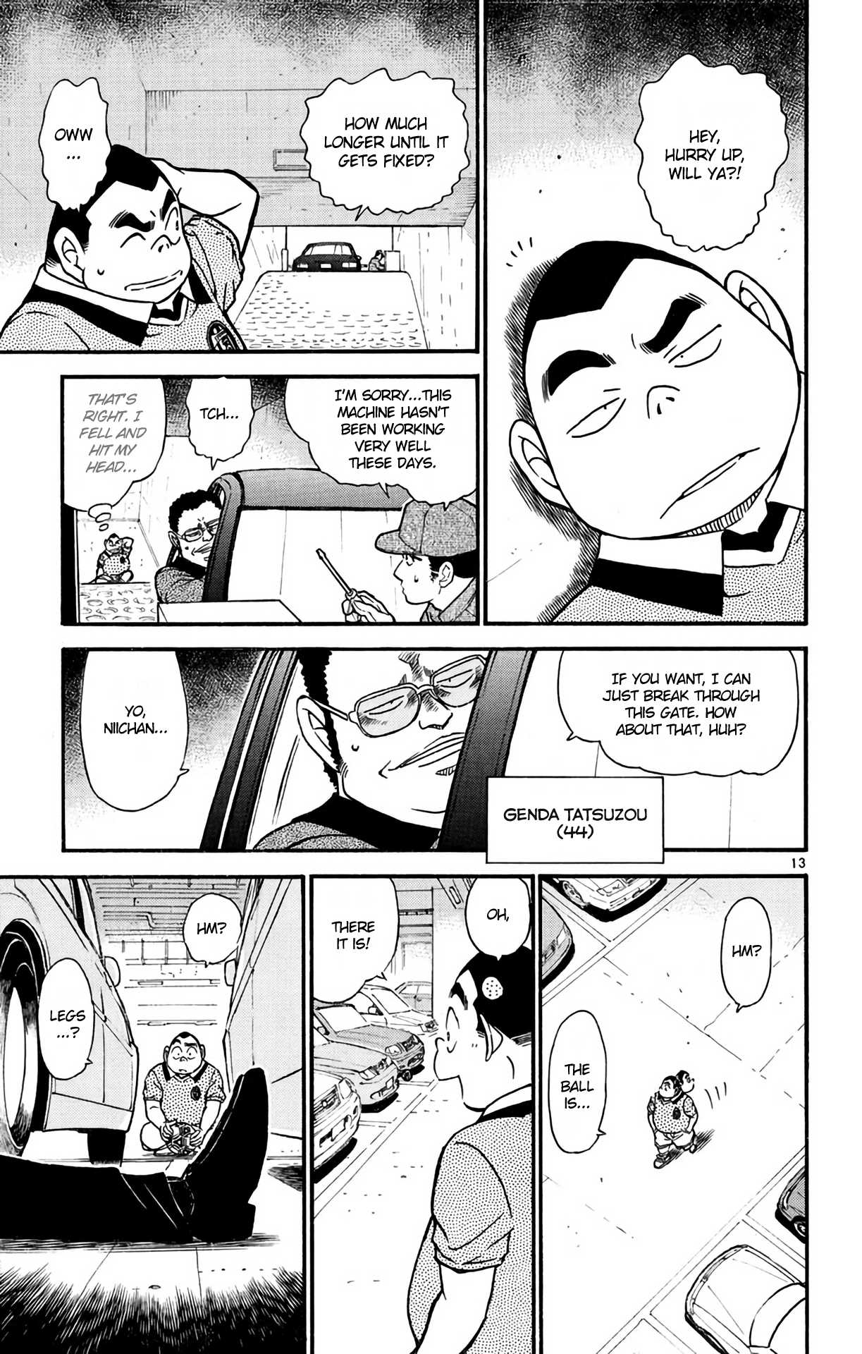 Detective Conan Chapter 567 page 14 - Chapter 567: Genta's Shoot