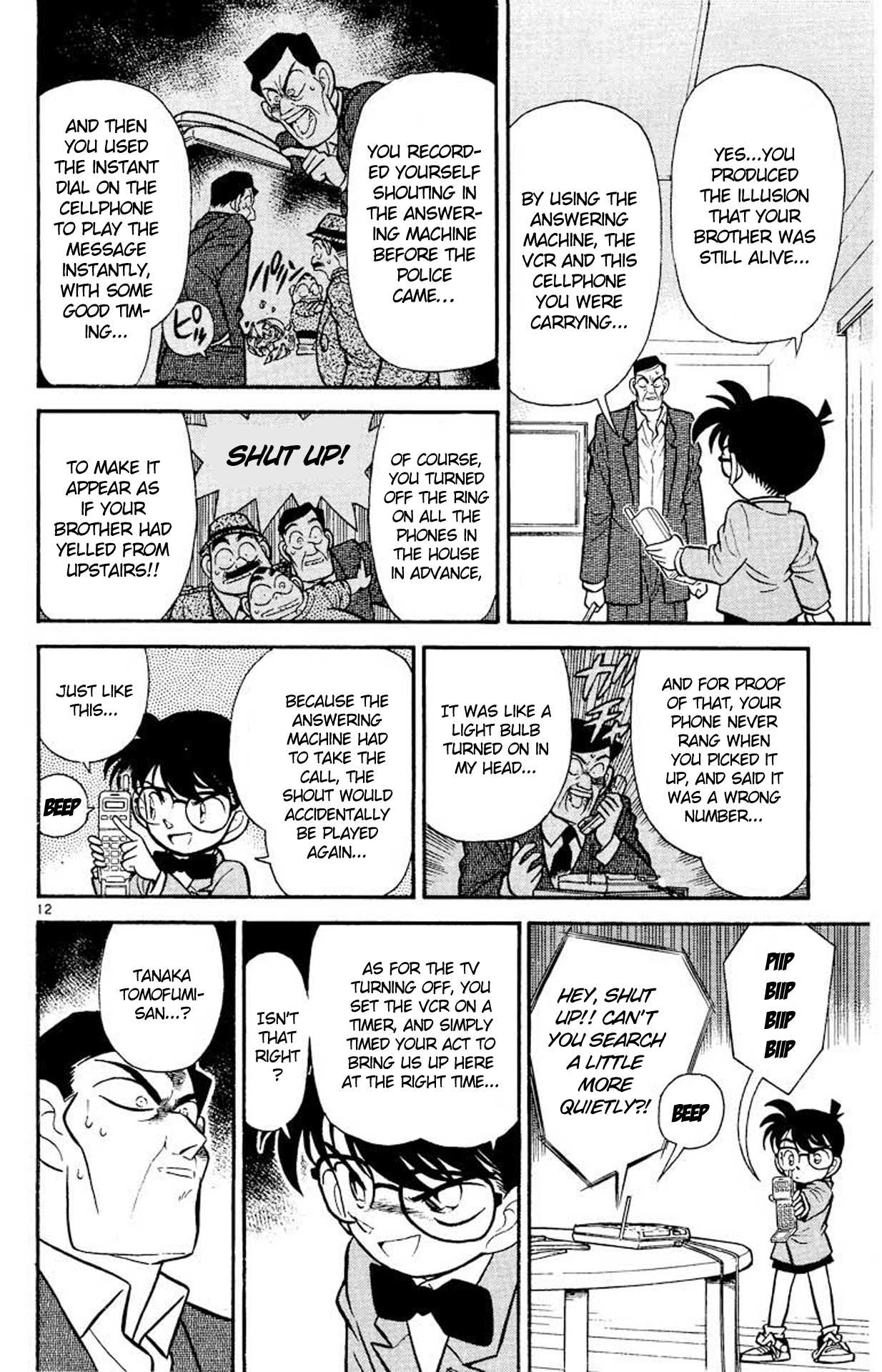 Detective Conan Chapter 58 page 13 - Chapter 58: The Mystery of the Moving Corpse