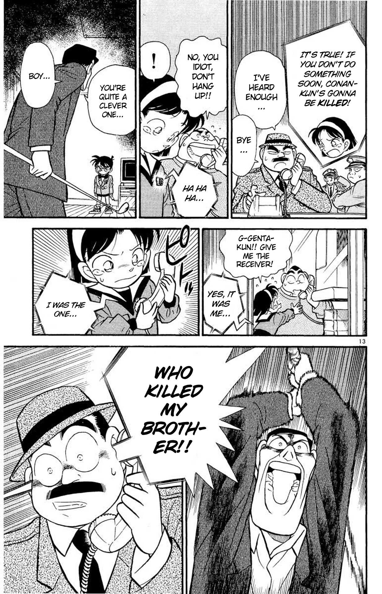 Detective Conan Chapter 58 page 14 - Chapter 58: The Mystery of the Moving Corpse