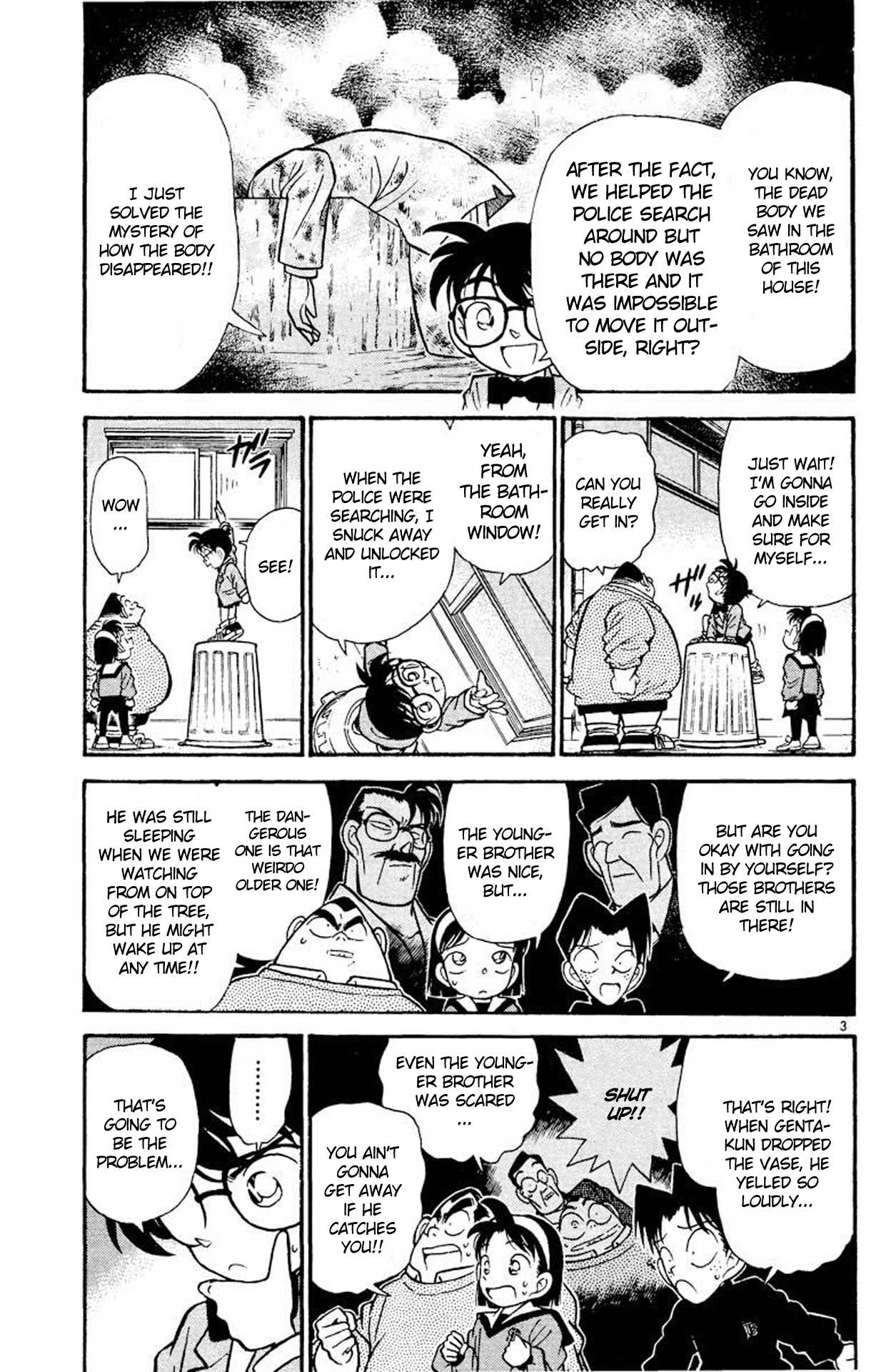 Detective Conan Chapter 58 page 4 - Chapter 58: The Mystery of the Moving Corpse
