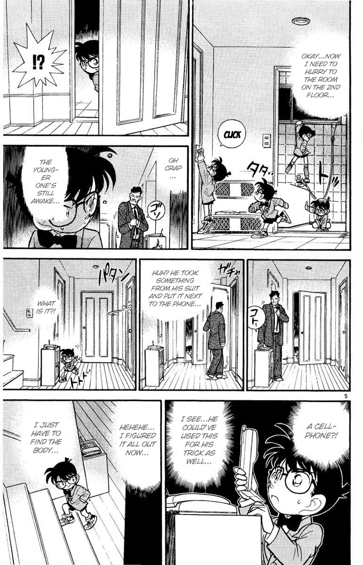 Detective Conan Chapter 58 page 6 - Chapter 58: The Mystery of the Moving Corpse