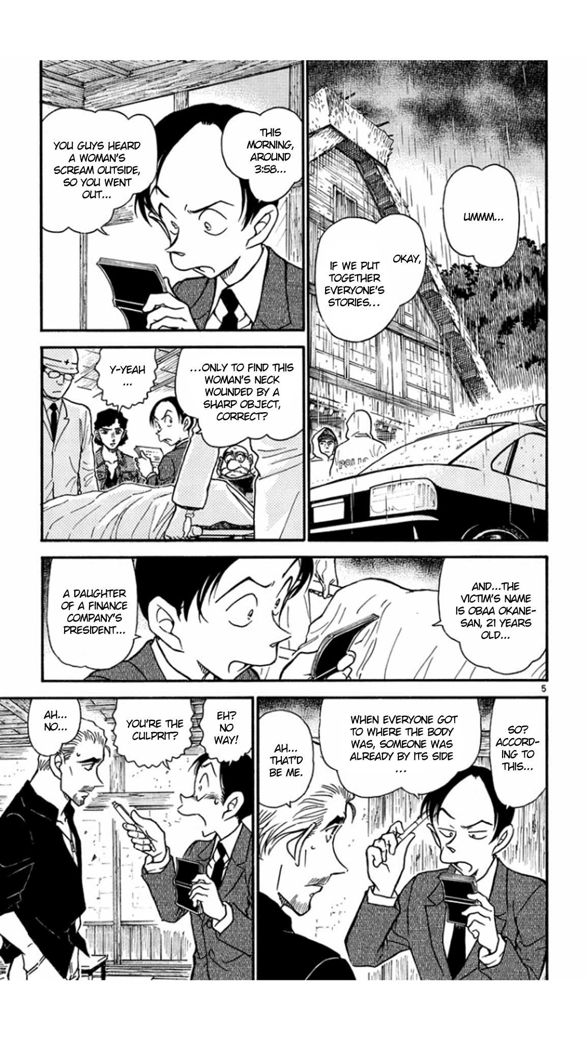 Detective Conan Chapter 580 page 6 - Chapter 580: The Onibaba Legend Murder Case (2)