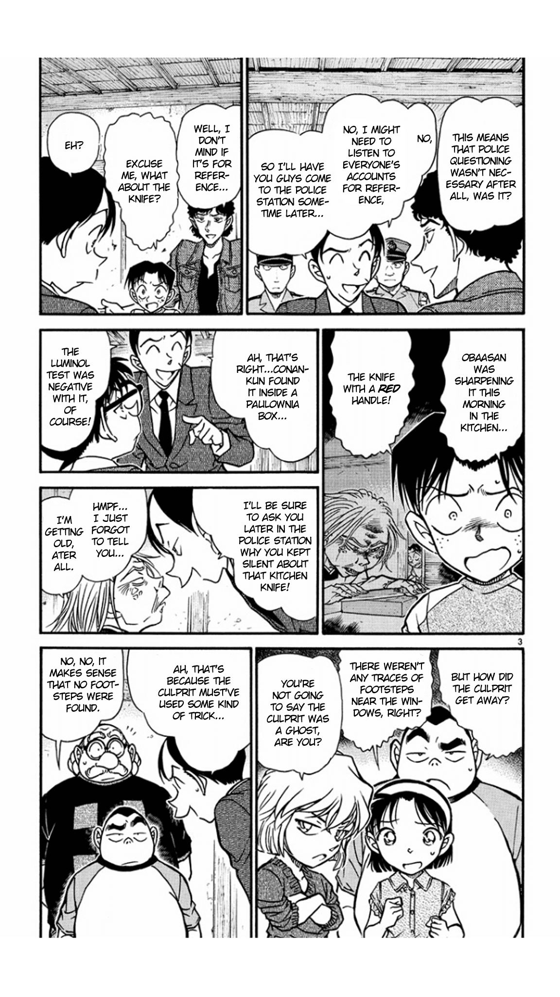 Detective Conan Chapter 581 page 4 - Chapter 581: The Onibaba Legend Murder Case (3)