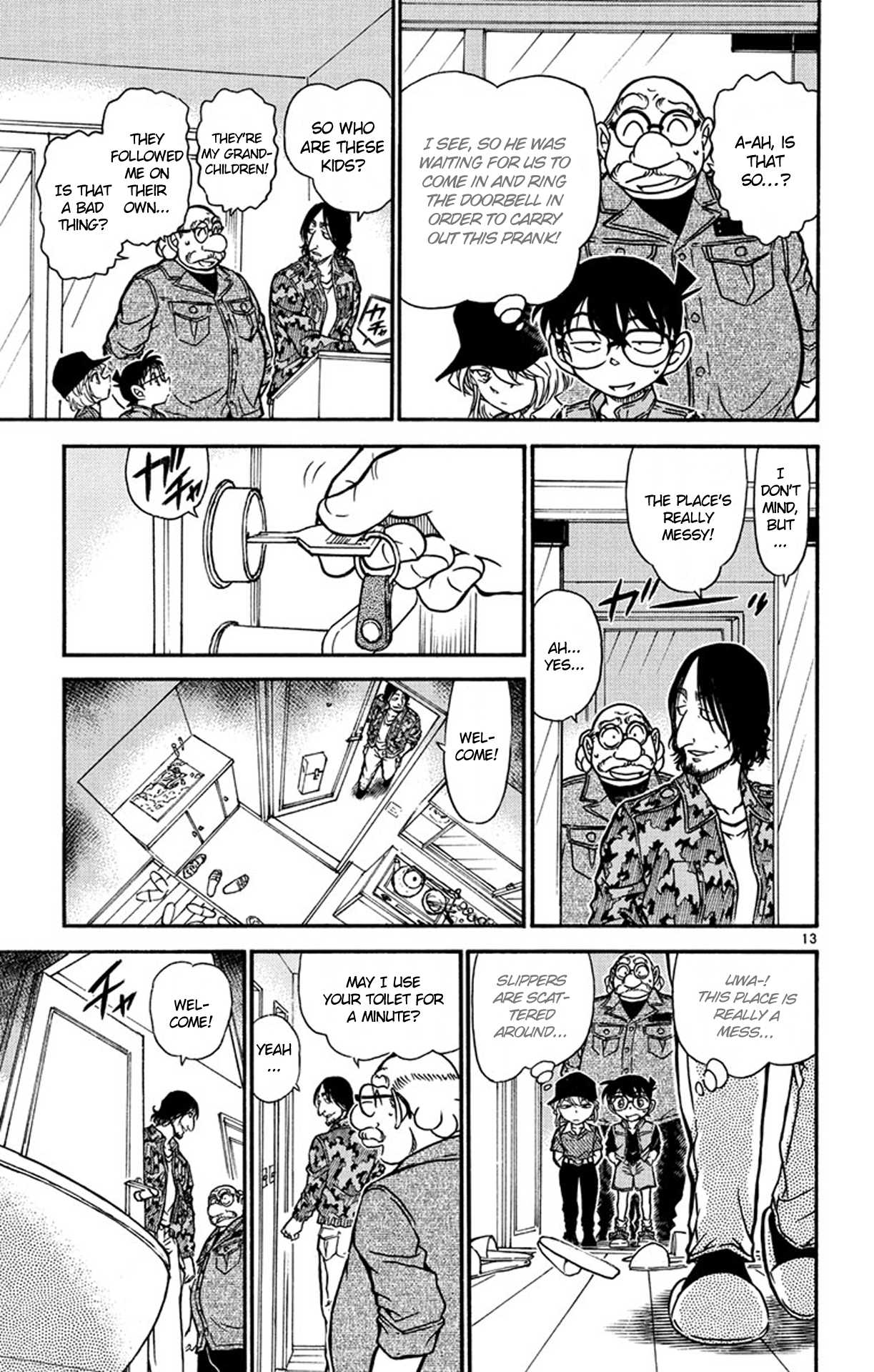 Detective Conan Chapter 582 page 14 - Chapter 582: A Clue from the West