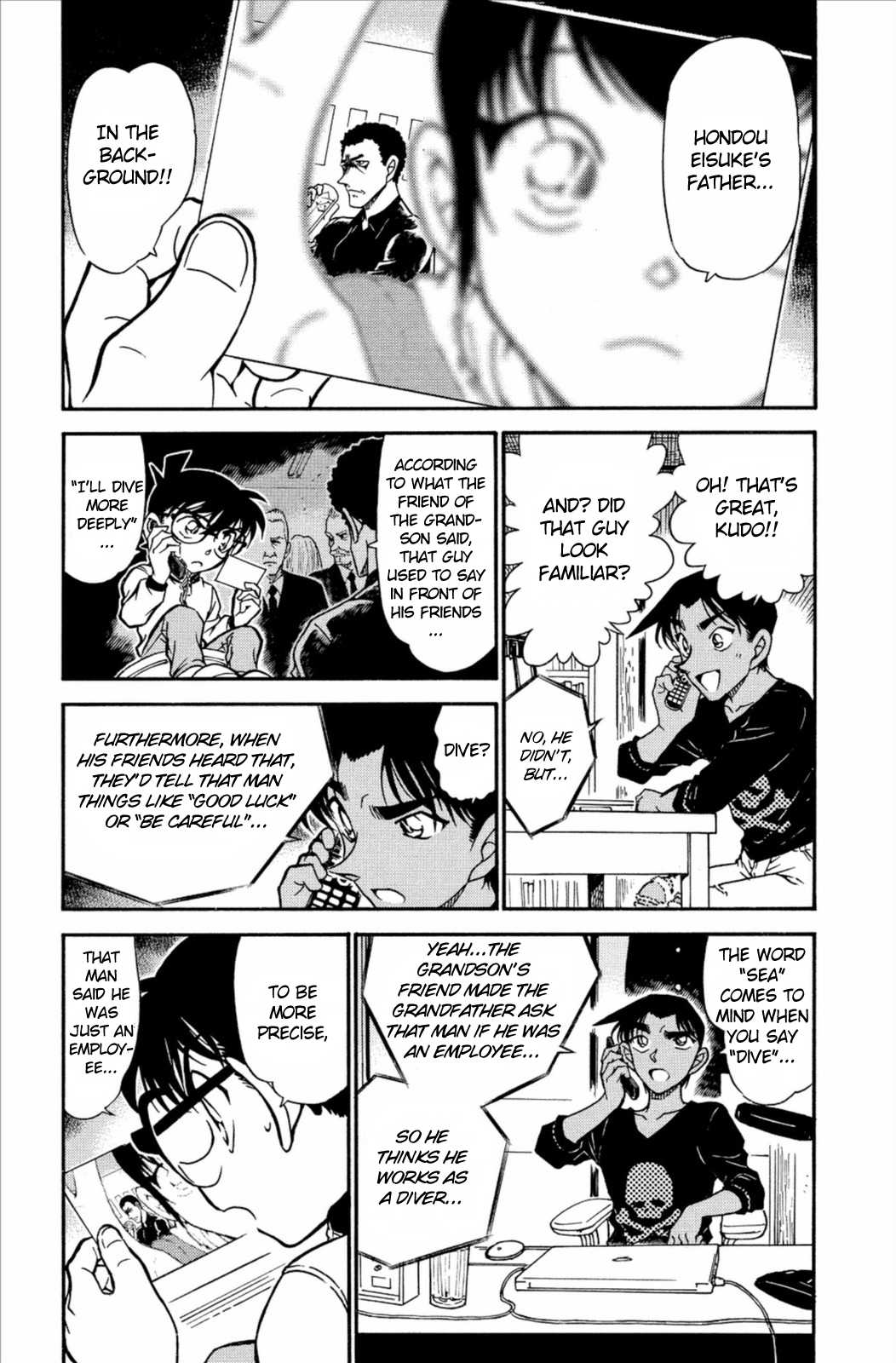 Detective Conan Chapter 585 page 4 - Chapter 585: Wrong Number?!
