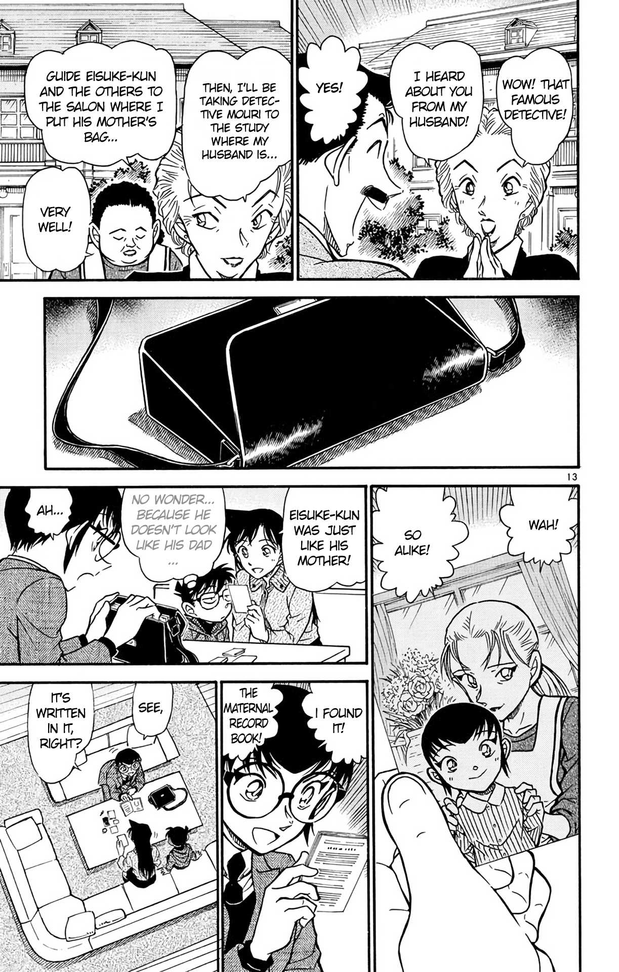 Detective Conan Chapter 587 page 14 - Chapter 587: A Mother's Memento