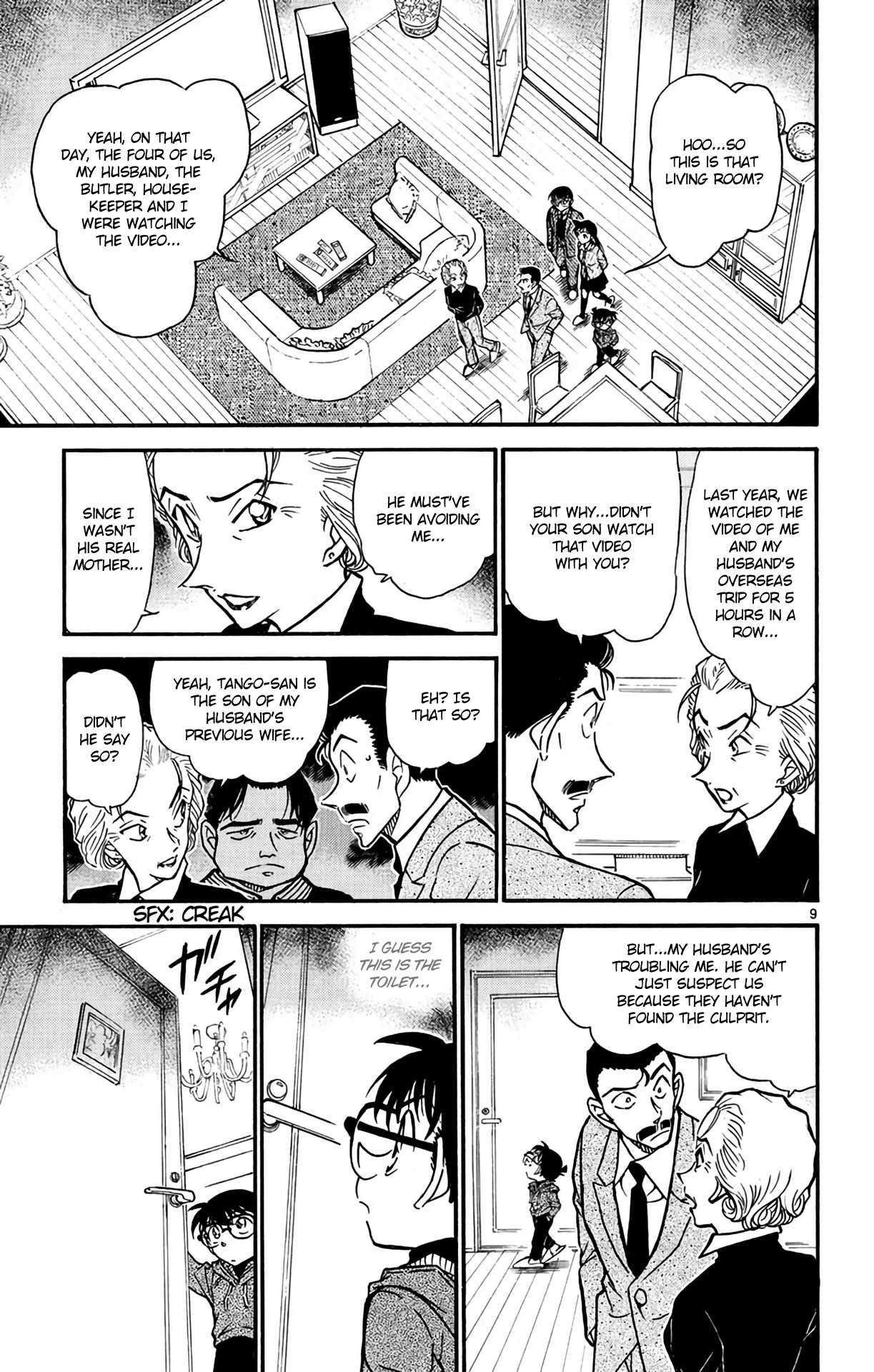 Detective Conan Chapter 588 page 10 - Chapter 588: The One Handglove Which Calls Death