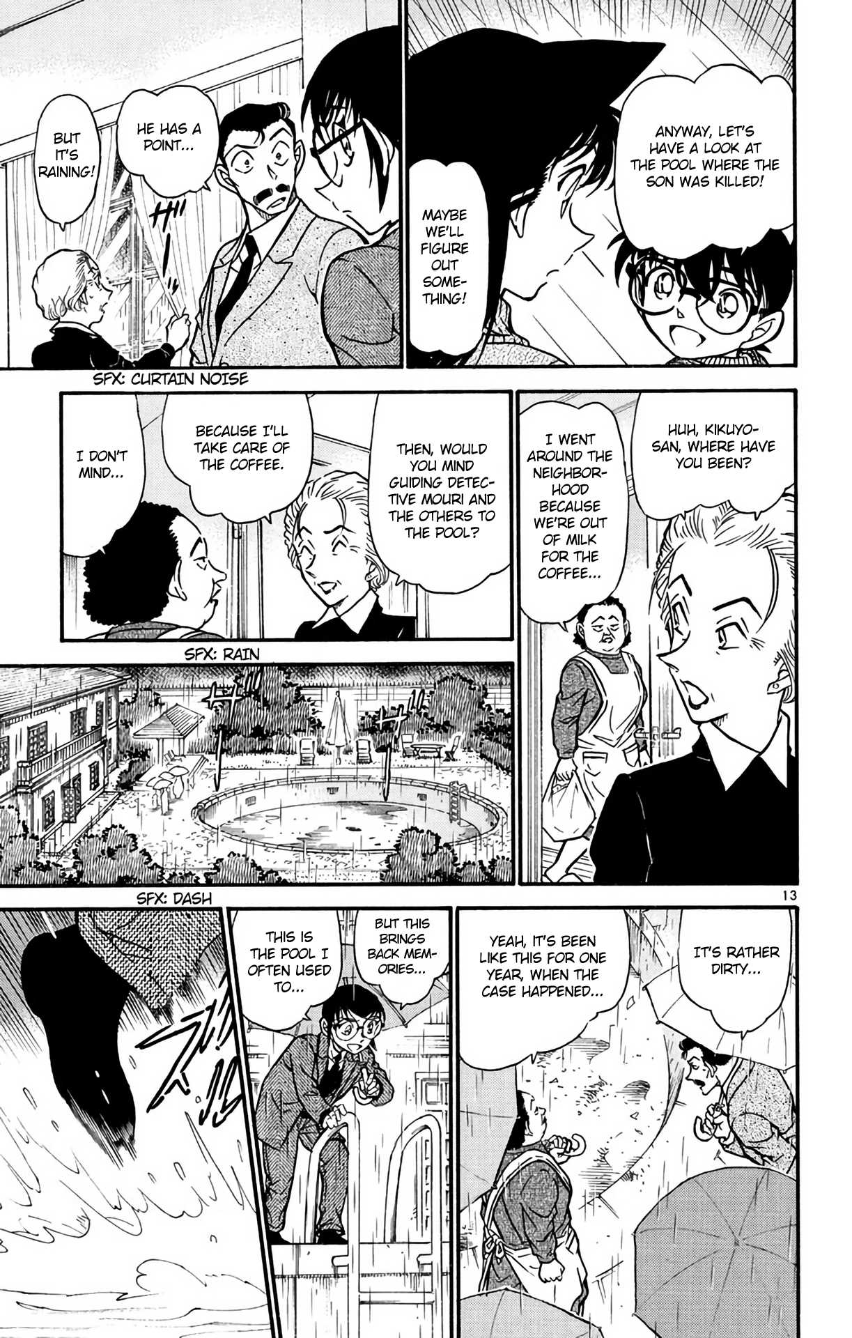 Detective Conan Chapter 588 page 14 - Chapter 588: The One Handglove Which Calls Death