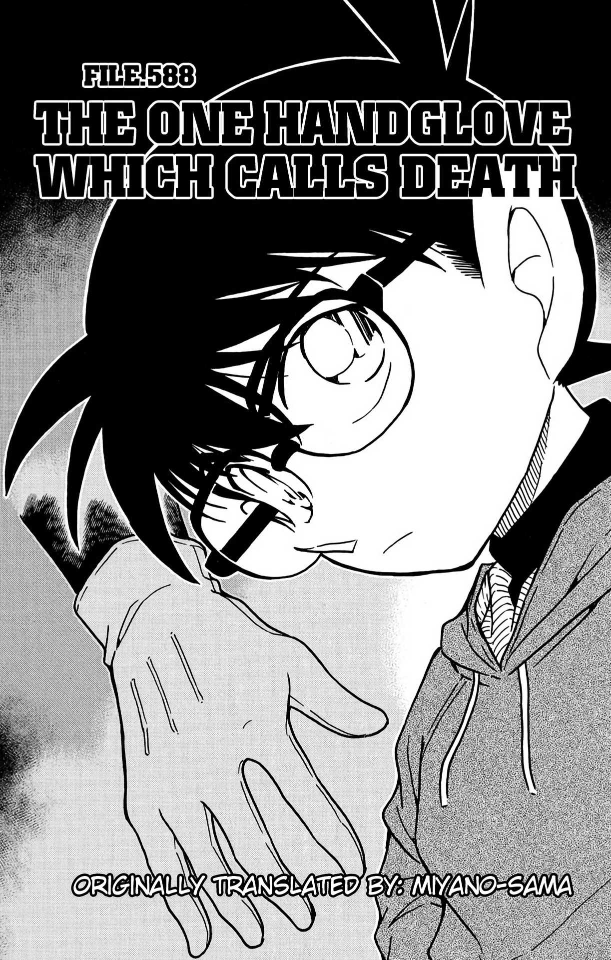 Detective Conan Chapter 588 page 2 - Chapter 588: The One Handglove Which Calls Death