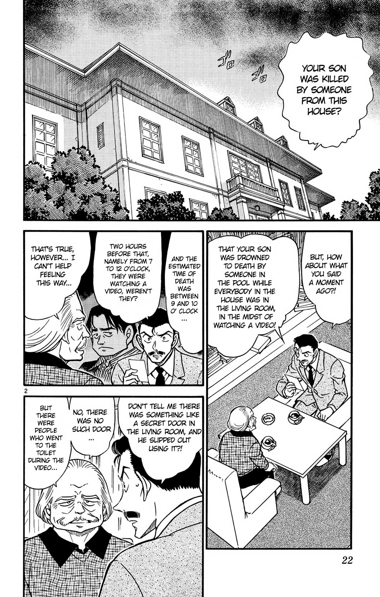 Detective Conan Chapter 588 page 3 - Chapter 588: The One Handglove Which Calls Death