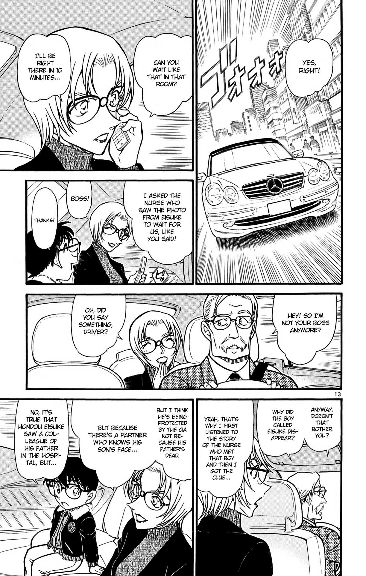 Detective Conan Chapter 595 page 14 - Chapter 595: Crow's Song
