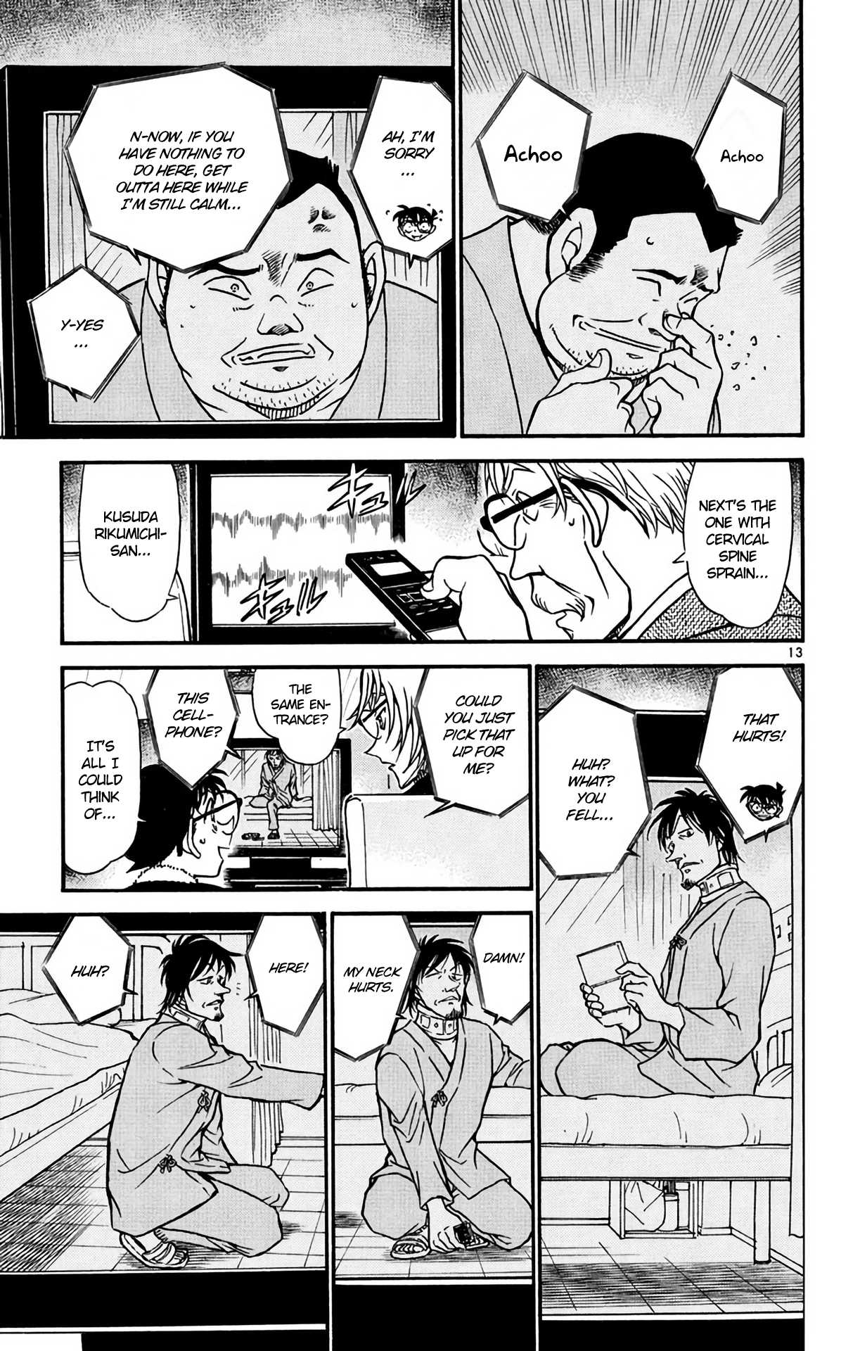 Detective Conan Chapter 597 page 14 - Chapter 597: The Fake Patient