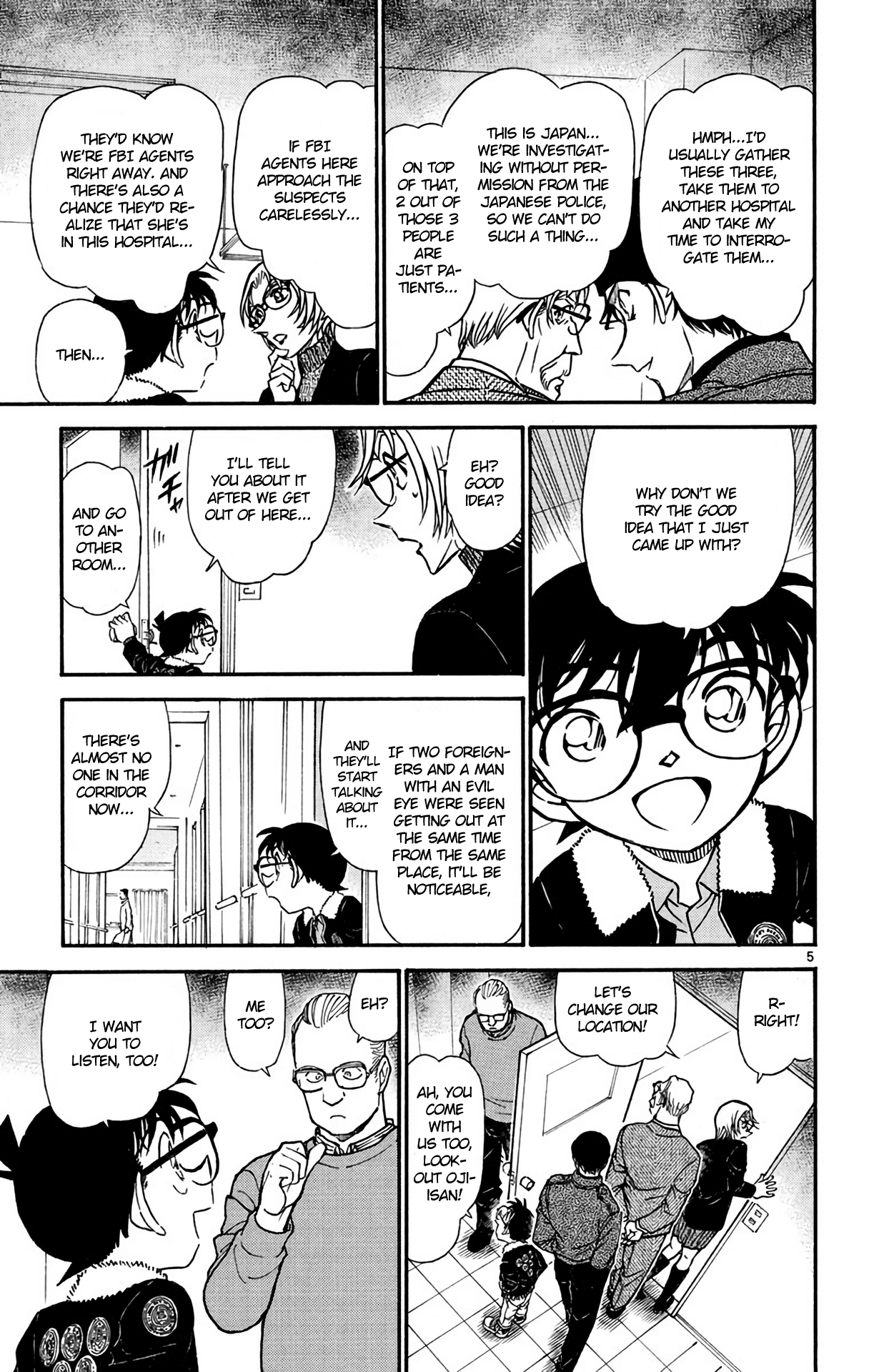 Detective Conan Chapter 597 page 6 - Chapter 597: The Fake Patient