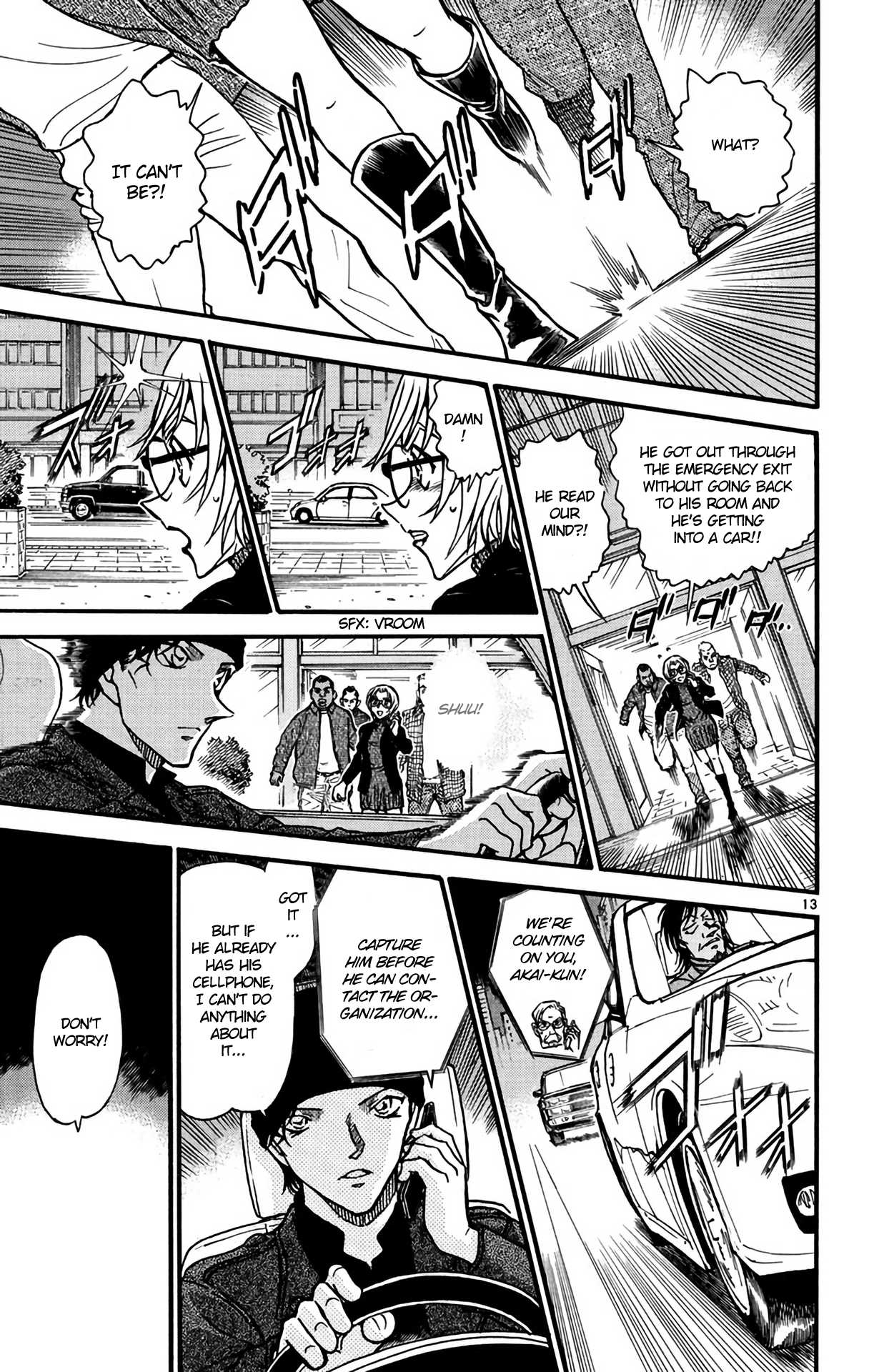 Detective Conan Chapter 598 page 14 - Chapter 598: Pursuit, and...