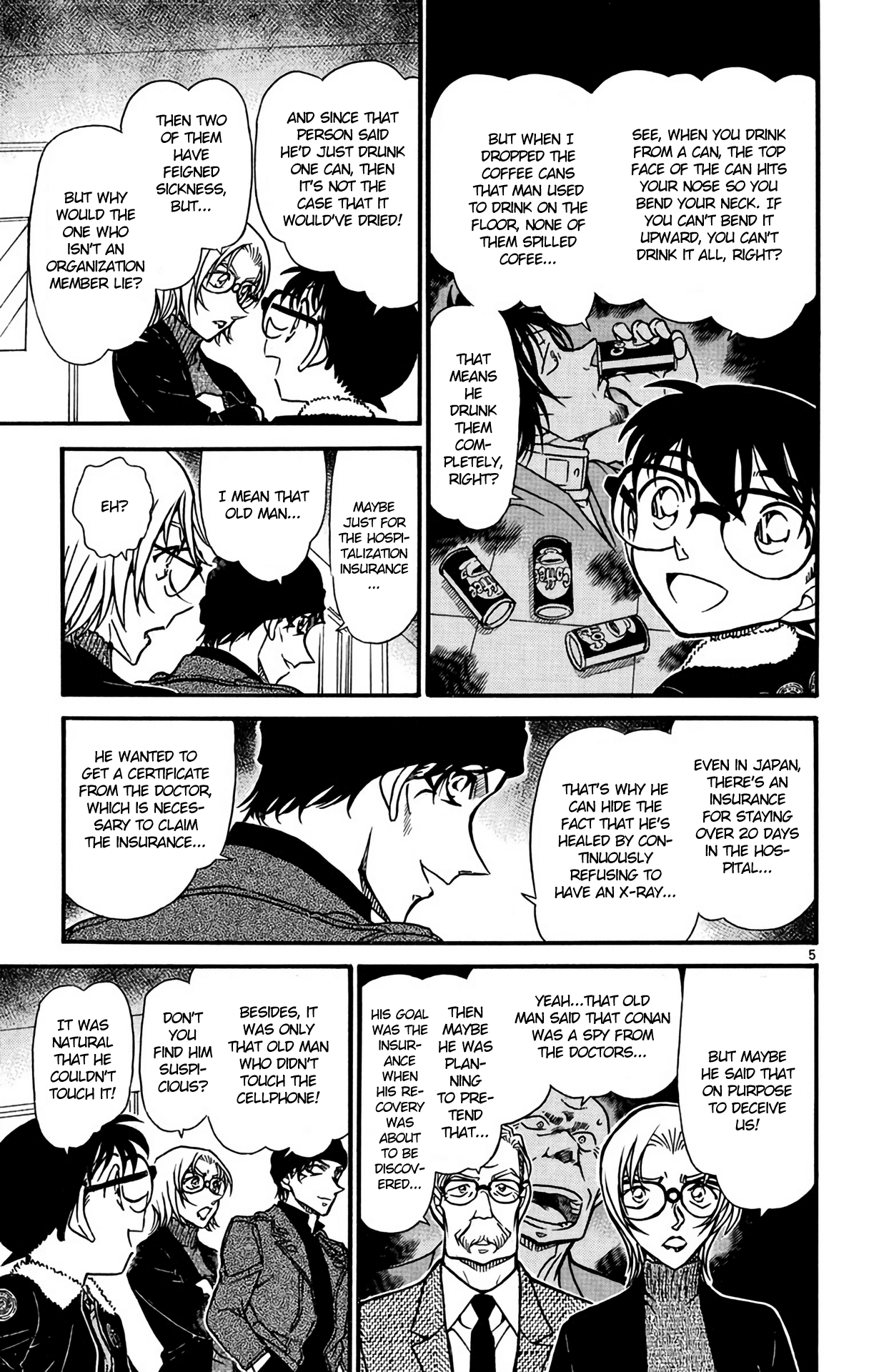 Detective Conan Chapter 598 page 6 - Chapter 598: Pursuit, and...