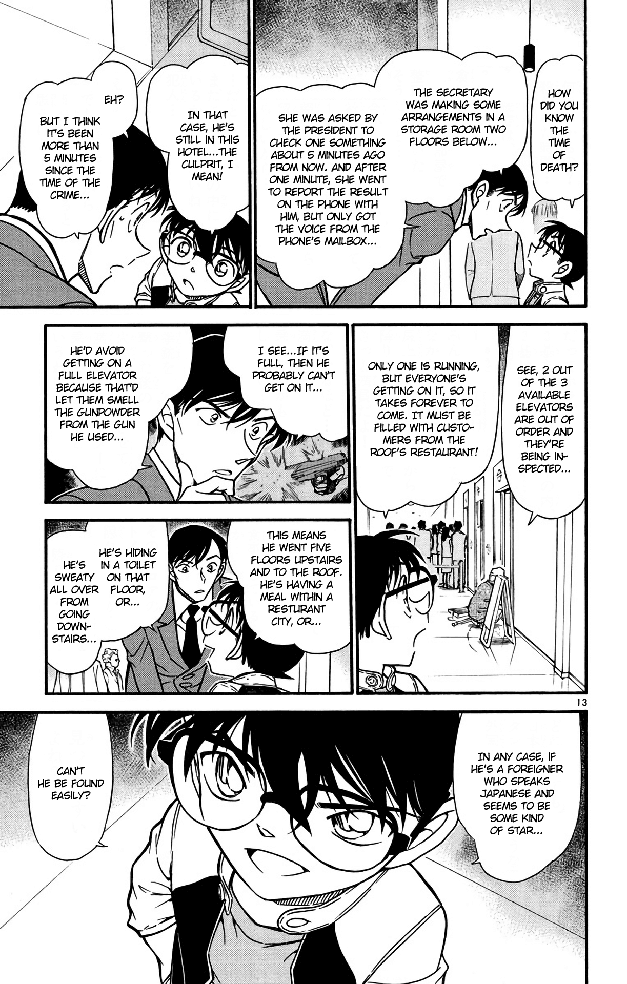 Detective Conan Chapter 605 page 14 - Chapter 605: The Unexpected Suspect