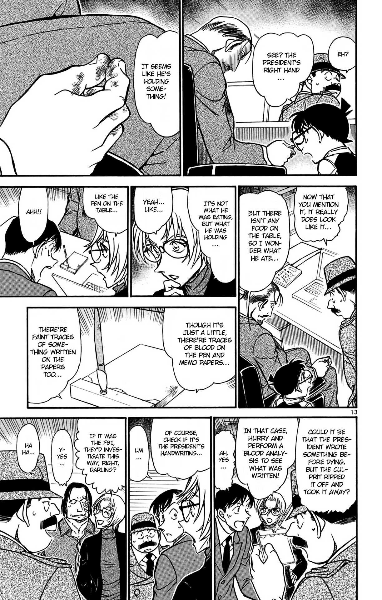 Detective Conan Chapter 606 page 14 - Chapter 606: Friday the 13th