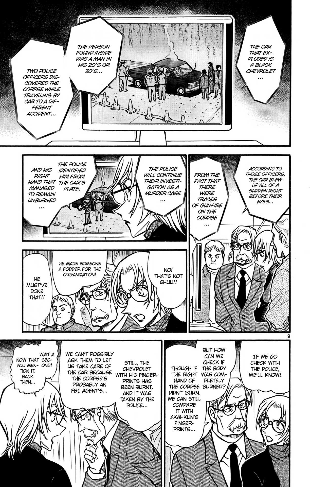 Detective Conan Chapter 609 page 10 - Chapter 609: Wedge of Steel