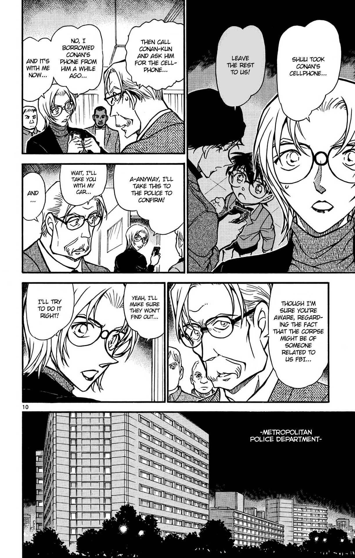 Detective Conan Chapter 609 page 11 - Chapter 609: Wedge of Steel