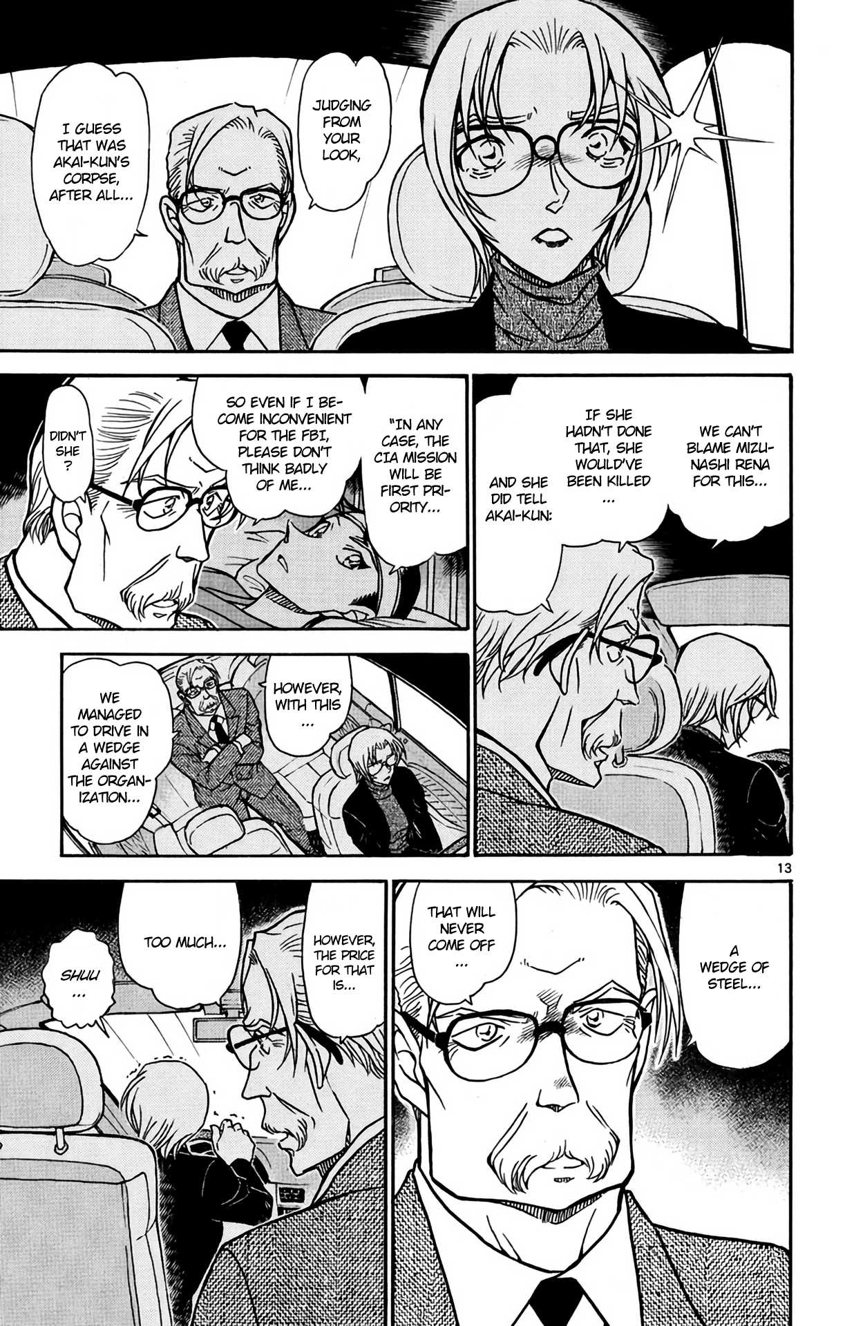 Detective Conan Chapter 609 page 14 - Chapter 609: Wedge of Steel