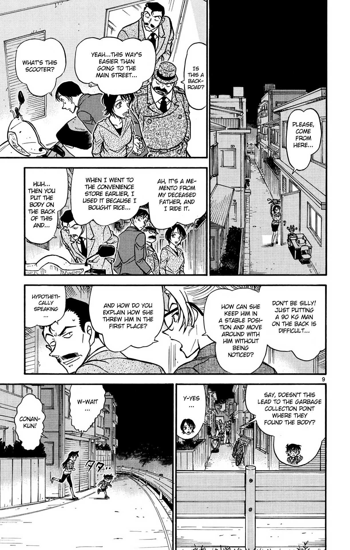 Detective Conan Chapter 611 page 10 - Chapter 611: Flying Corpse