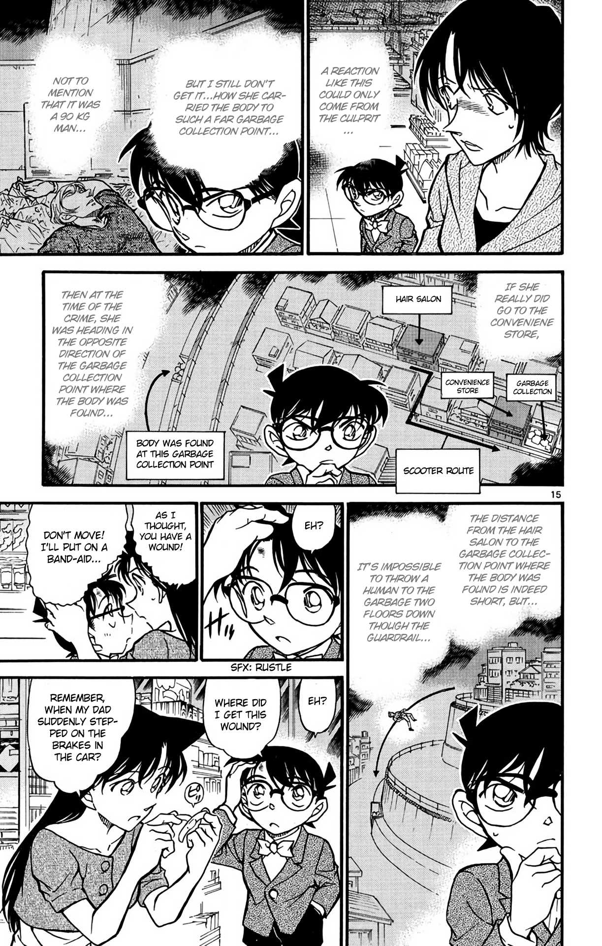 Detective Conan Chapter 611 page 16 - Chapter 611: Flying Corpse