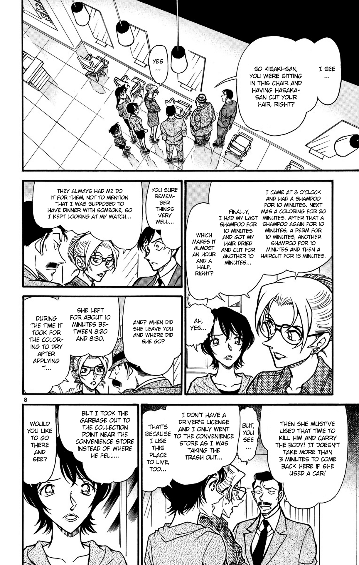 Detective Conan Chapter 611 page 9 - Chapter 611: Flying Corpse