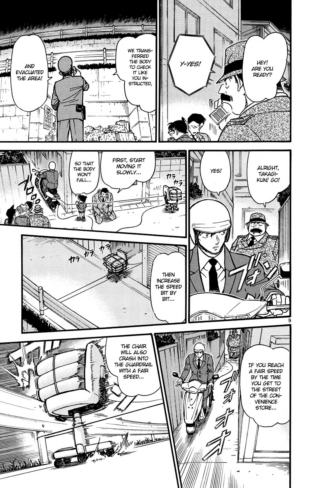 Detective Conan Chapter 612 page 10 - Chapter 612: Mechanics & the Alibi