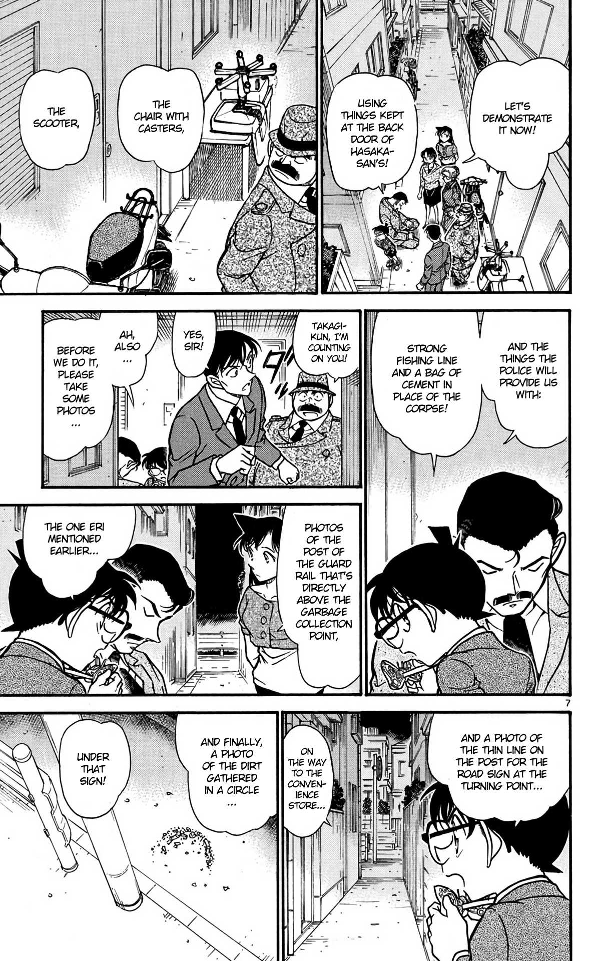 Detective Conan Chapter 612 page 8 - Chapter 612: Mechanics & the Alibi