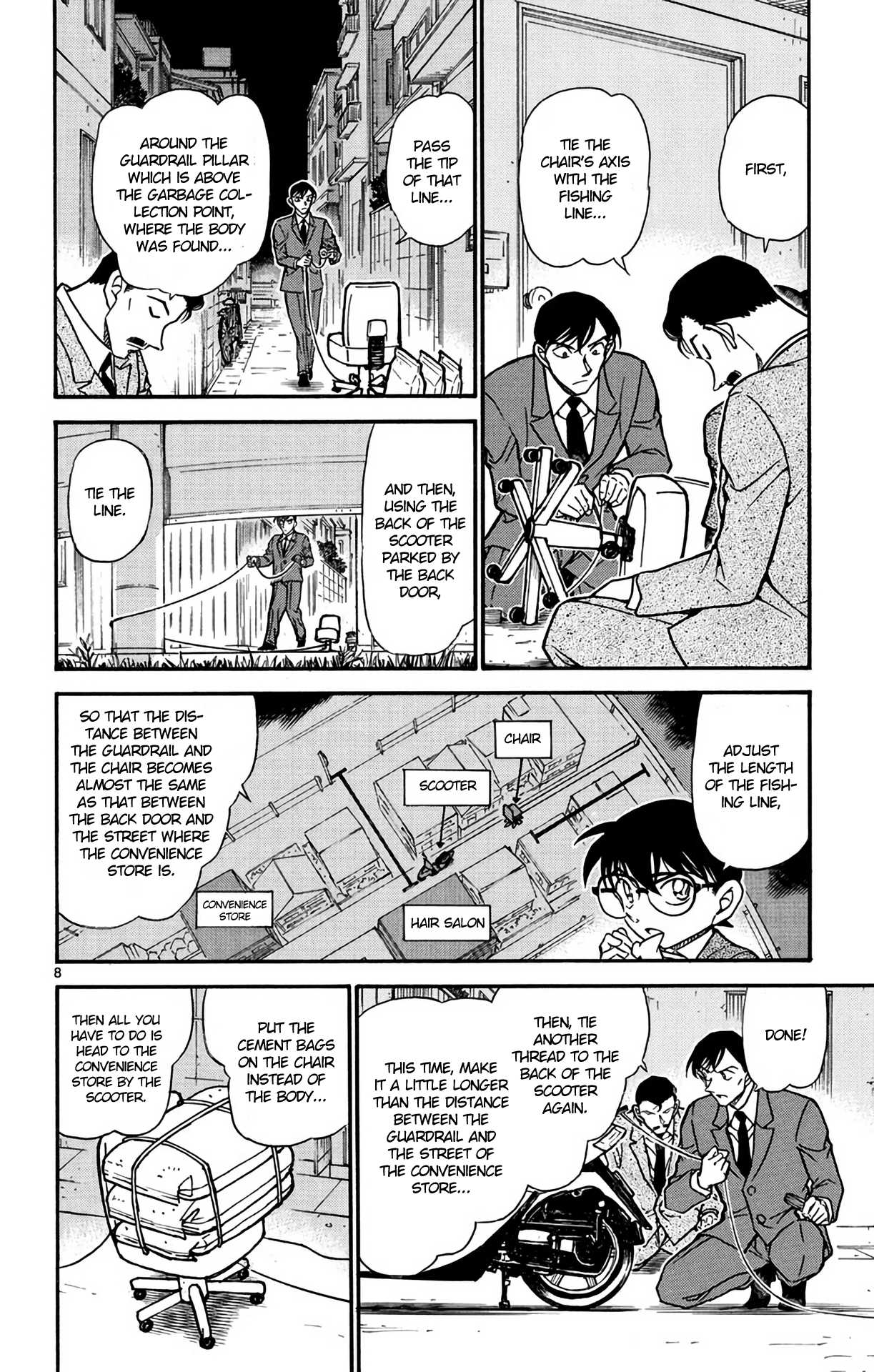 Detective Conan Chapter 612 page 9 - Chapter 612: Mechanics & the Alibi